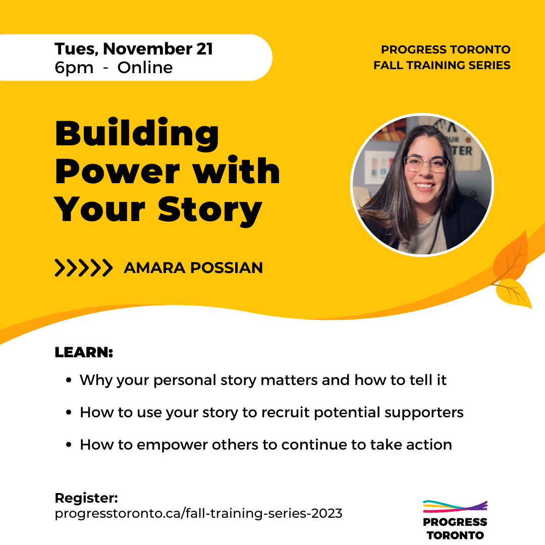 Training: Building Power with Story