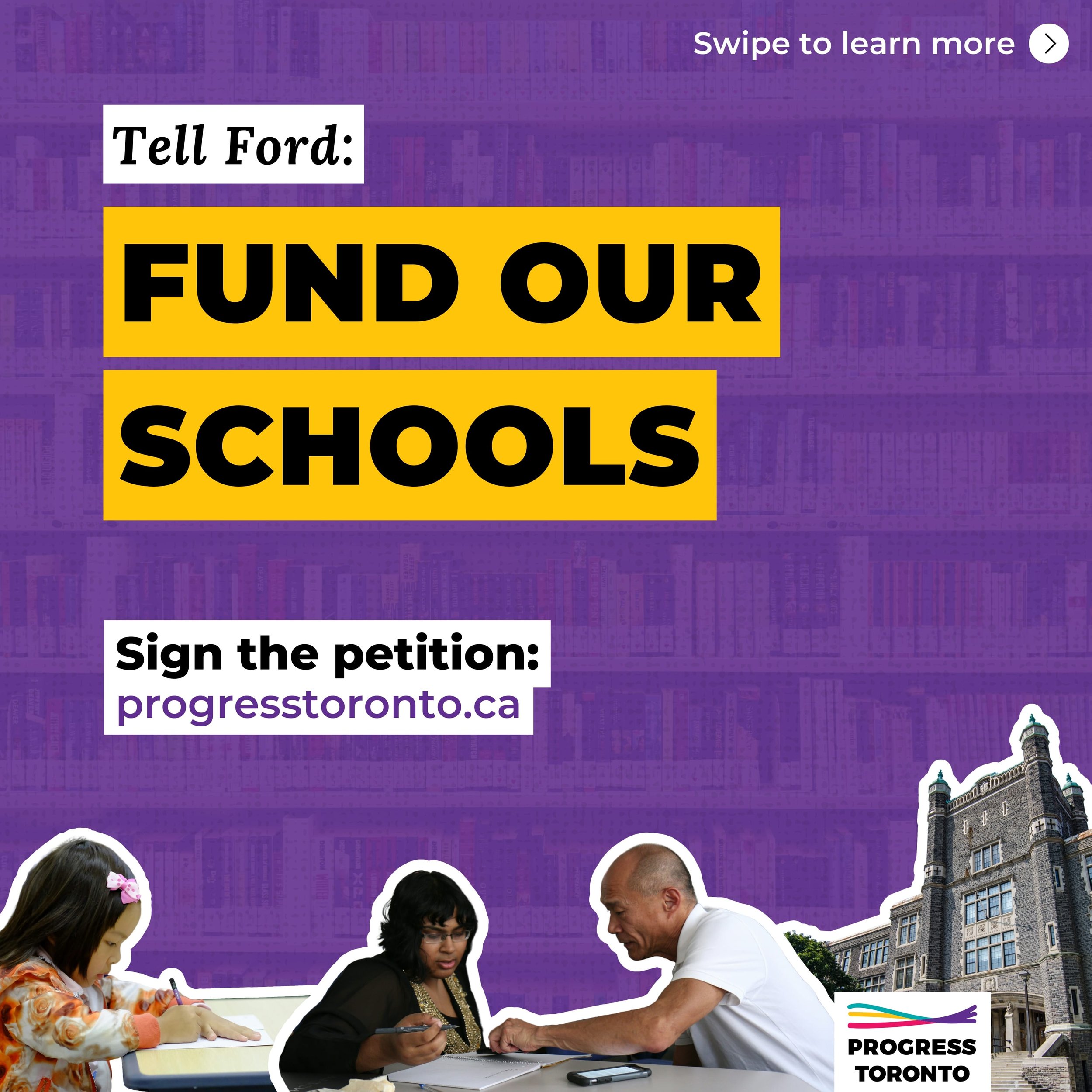 Petition to Tell the Province: Fund Our Schools