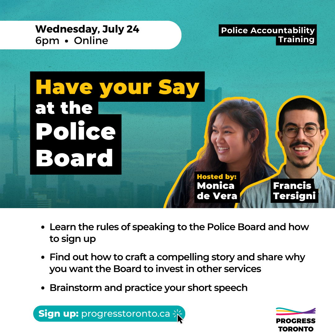 Training: How to Speak at the Police Board