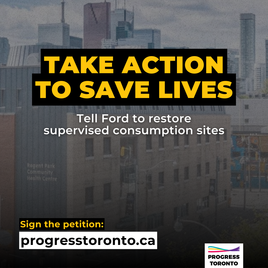 Take action: Tell Ford to Restore Access to Overdose Prevention