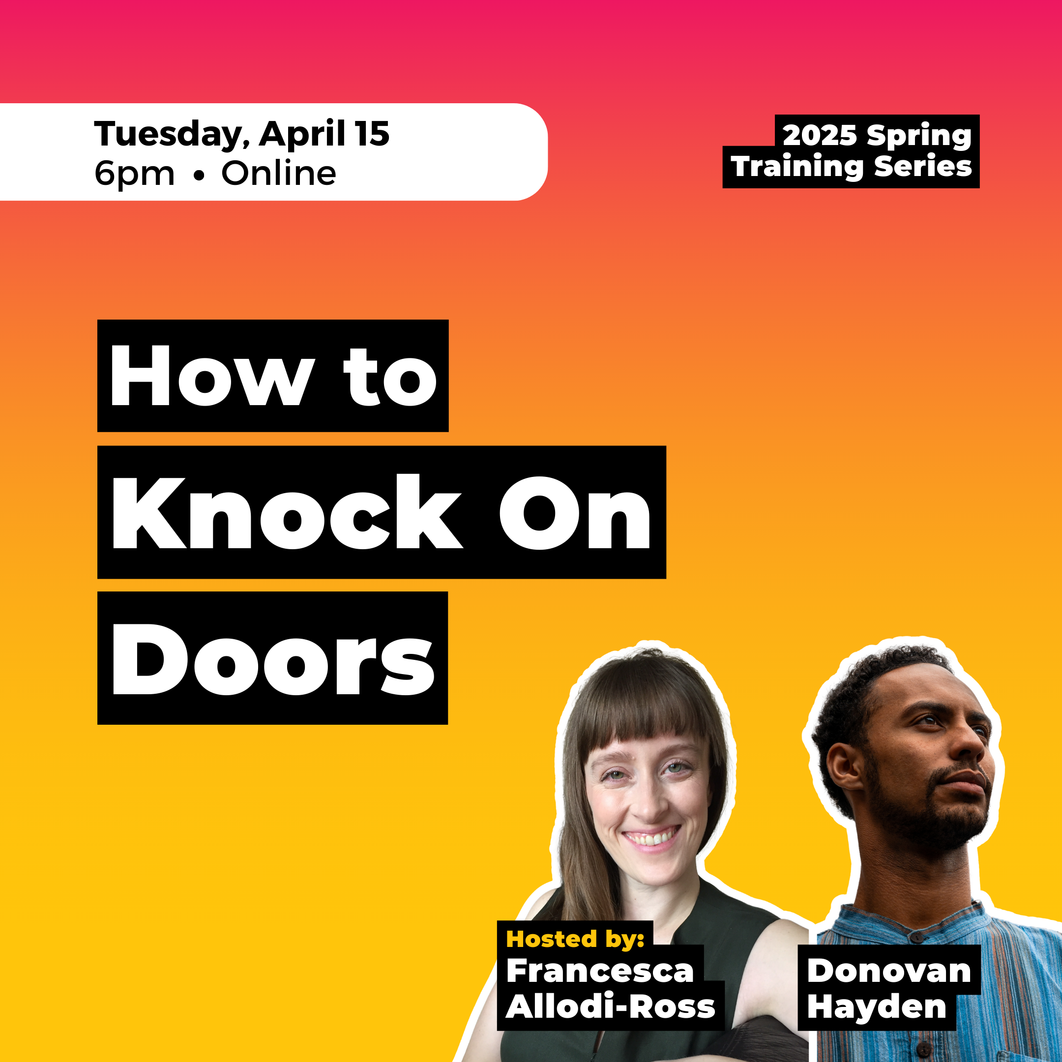 Training: How to Knock on Doors
