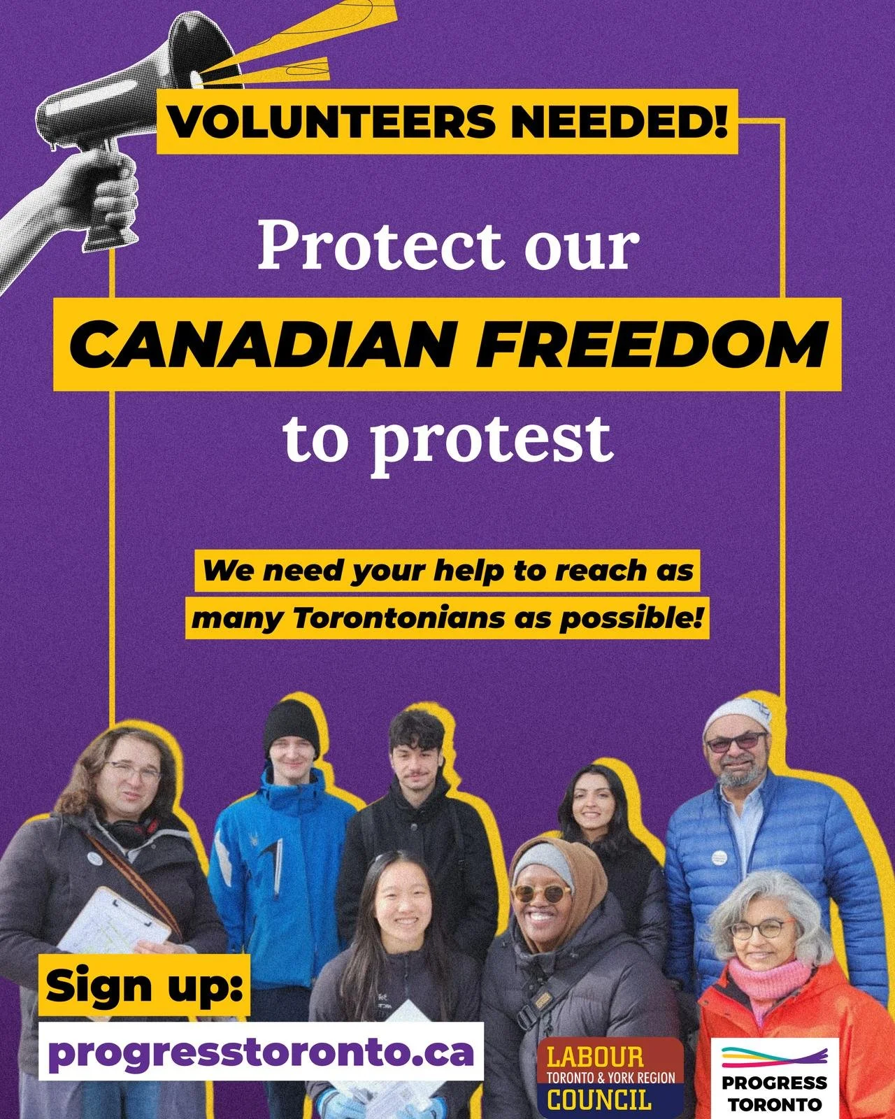 Volunteer to Protect our Freedom to Protest
