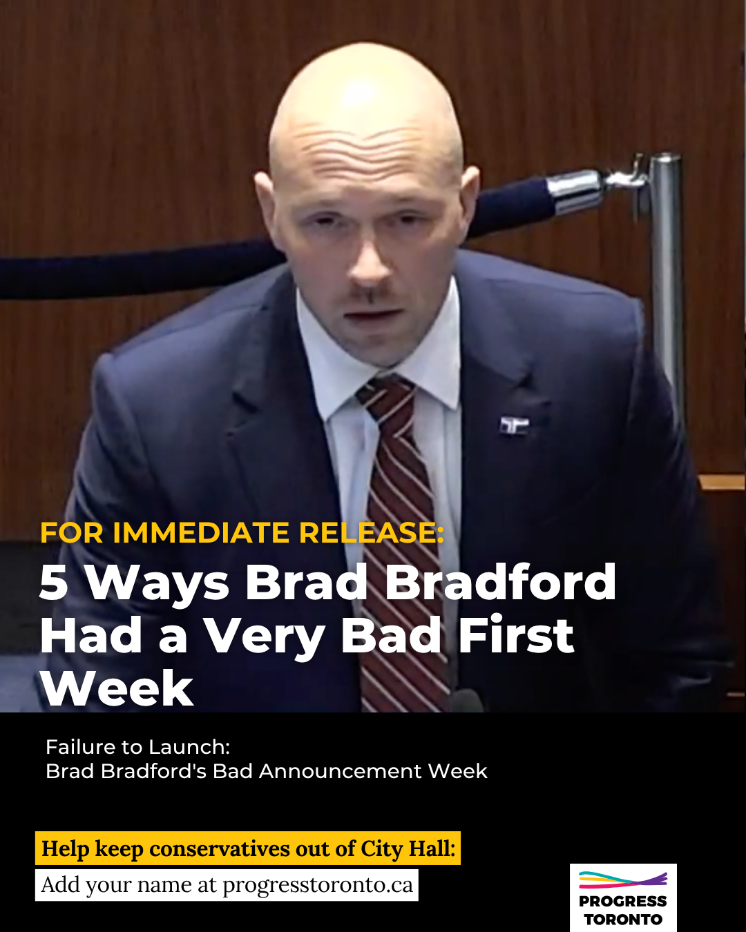 MAY 8: Five Ways Brad Bradford Had a Very Bad First Week