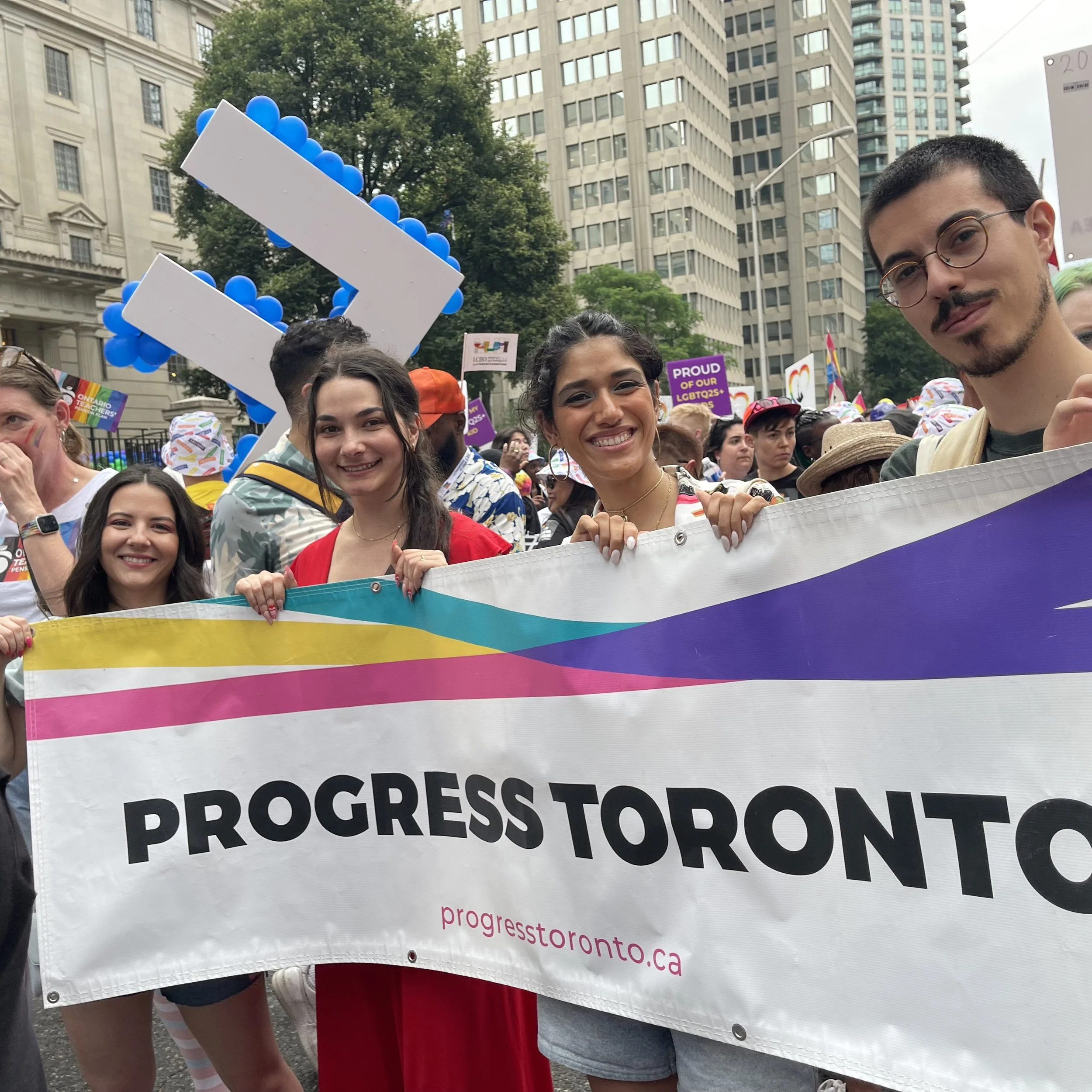 March with Progress Toronto at Pride