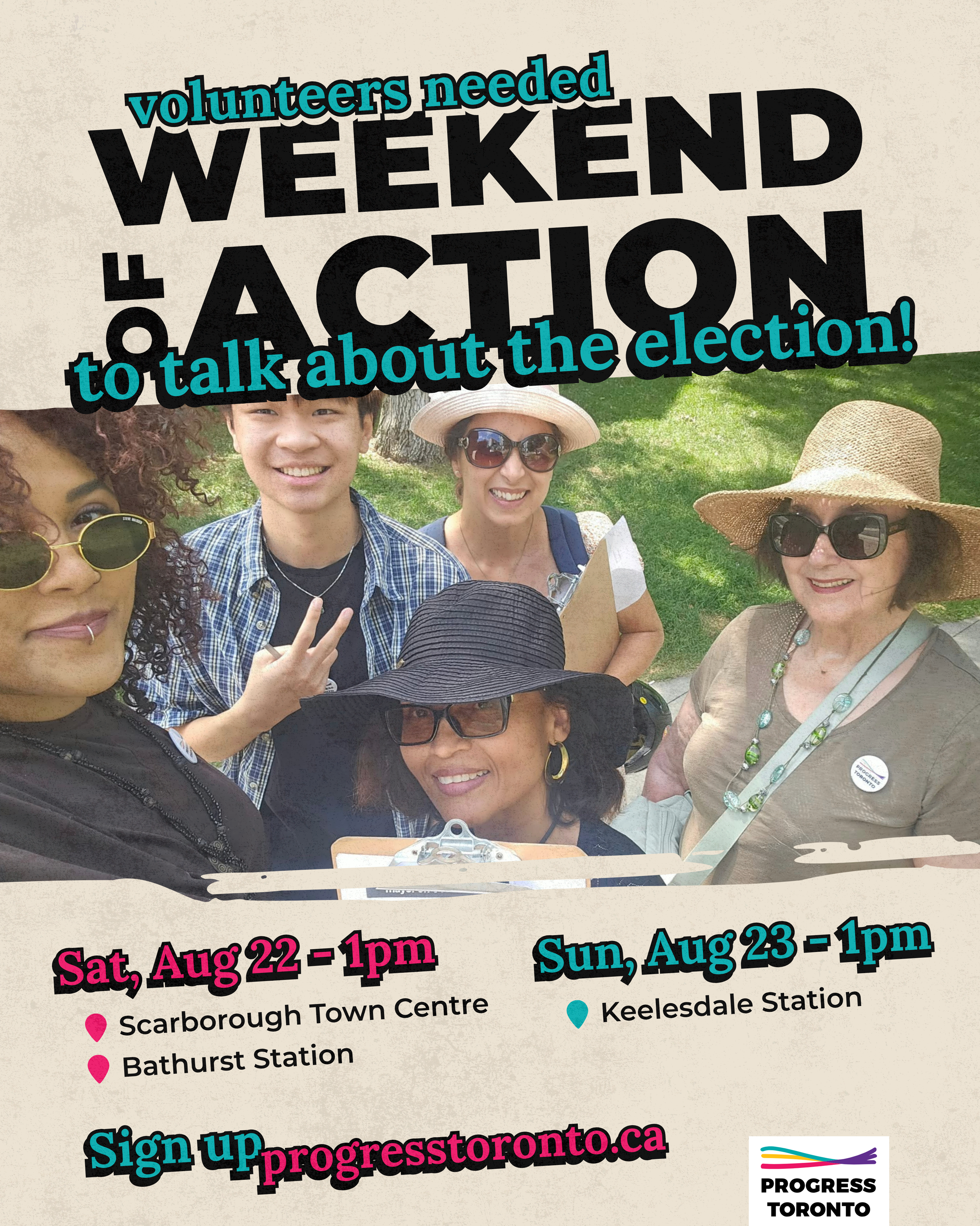 Volunteer: Weekend of Action to talk about the Election