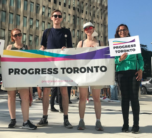 March in the Labour Day Parade with Progress Toronto