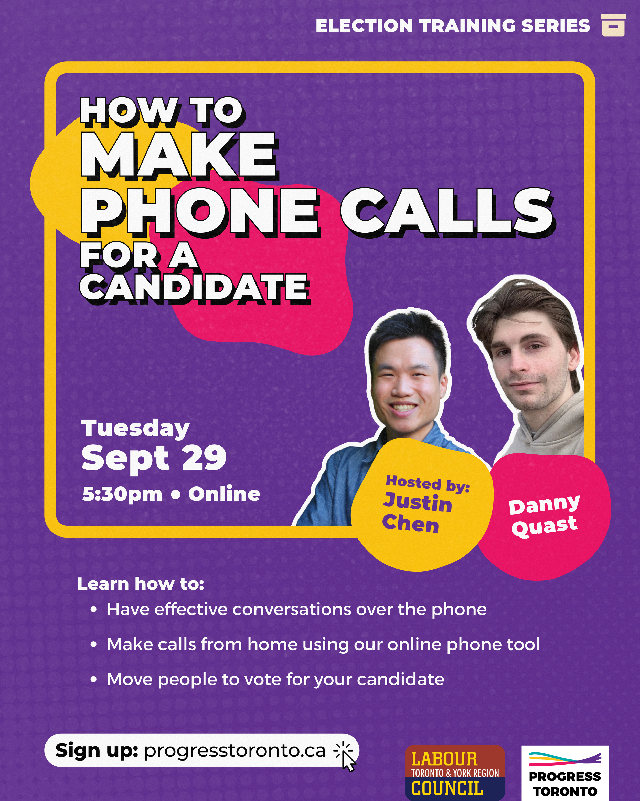 Training: How to Make Phone Calls for a Candidate