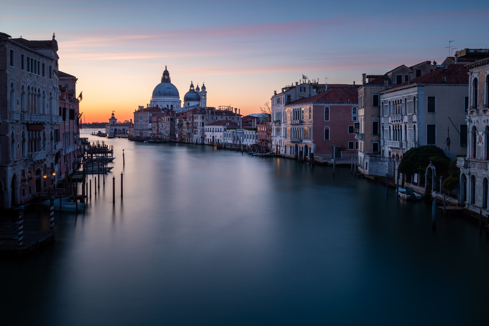 Venice Grand Canal Sunrise from Accademia Bridge - Small.jpg