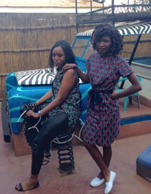 Alfonso, pictured her next to standing Faida.