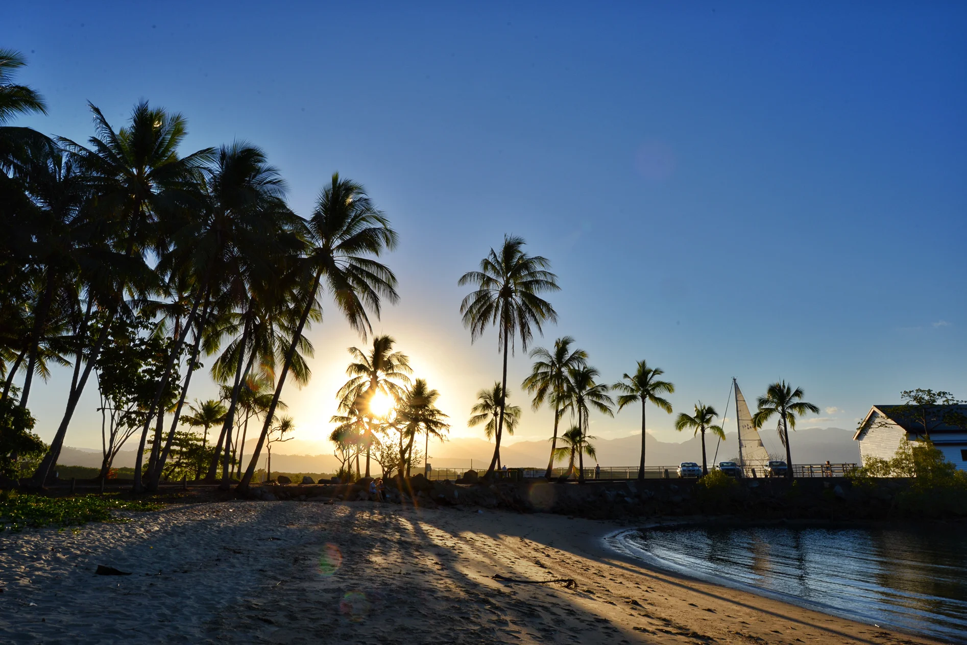 Sunset over the Sugar Wharf Port Douglas.jpg