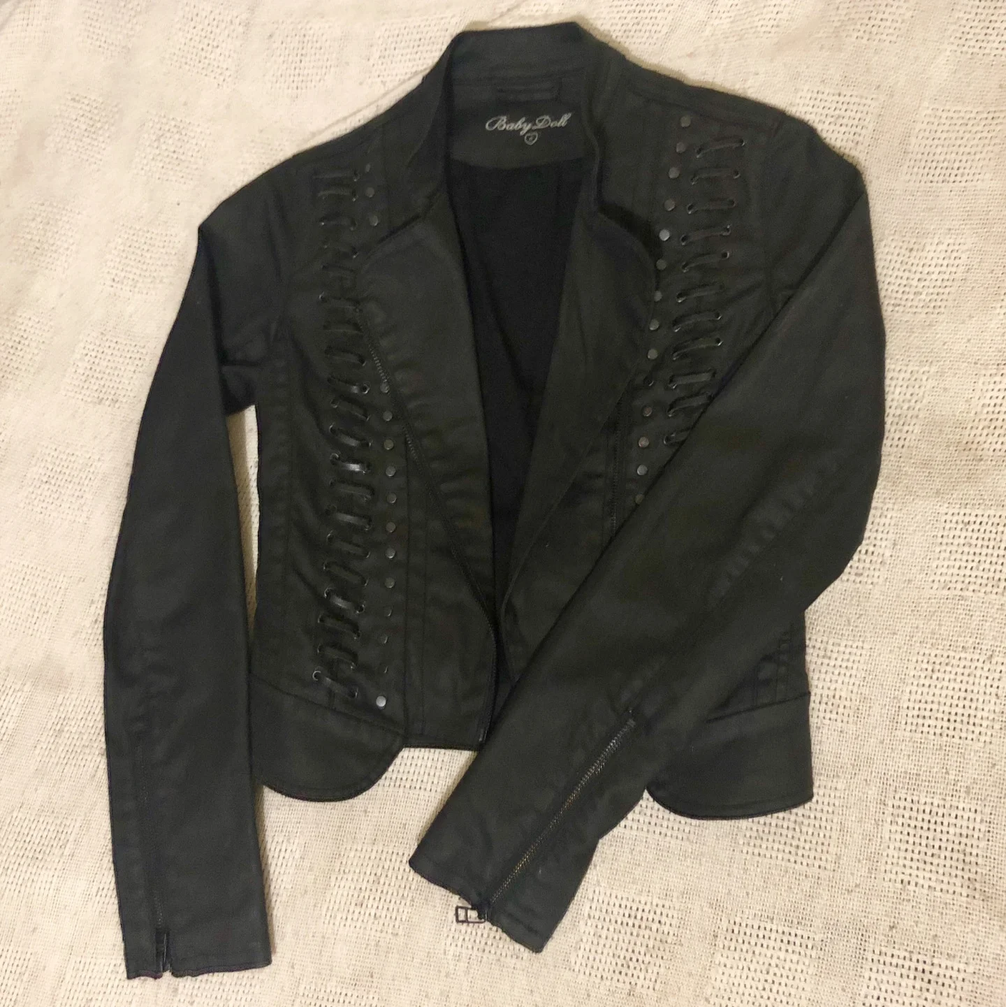 This waxed denim Jacket was an absolute bargain, the original $300 price tag was still on it!