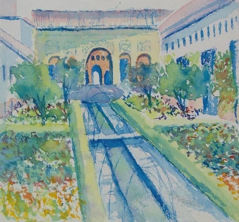 Flower Garden Alhambra Spain