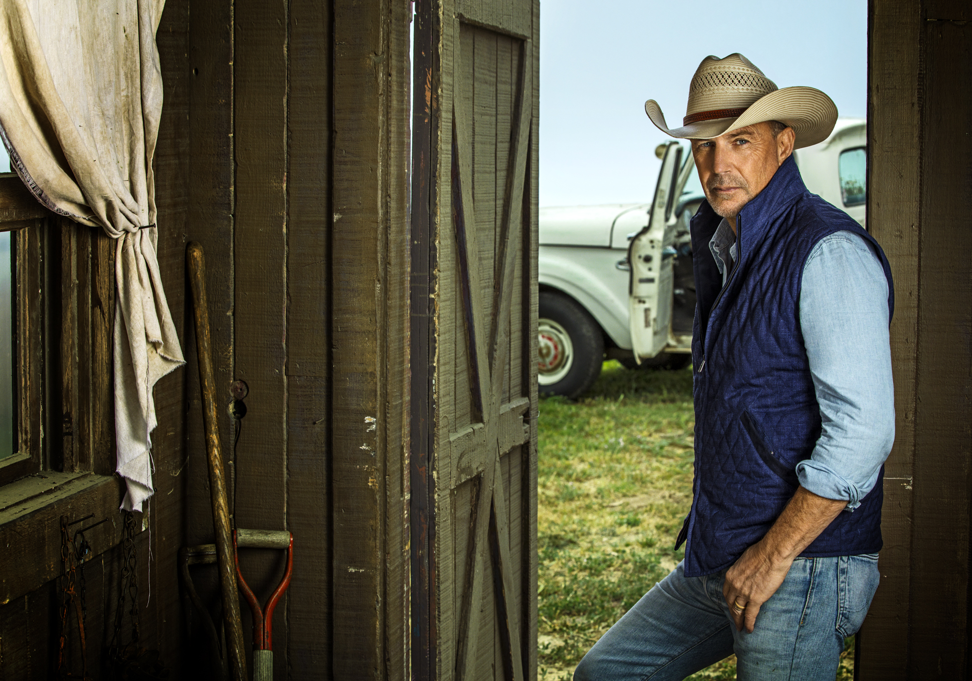 Retouching Kevin Costner for Jim Wright Photography 