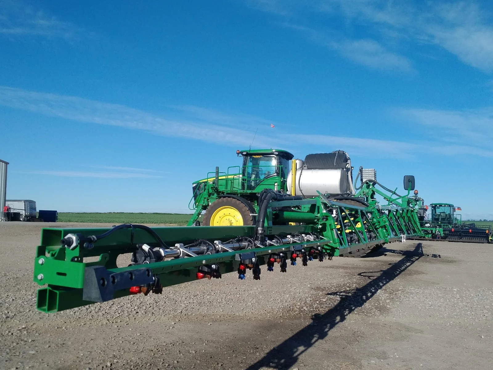 MagGrow spraying at Cheadle AB, Canada