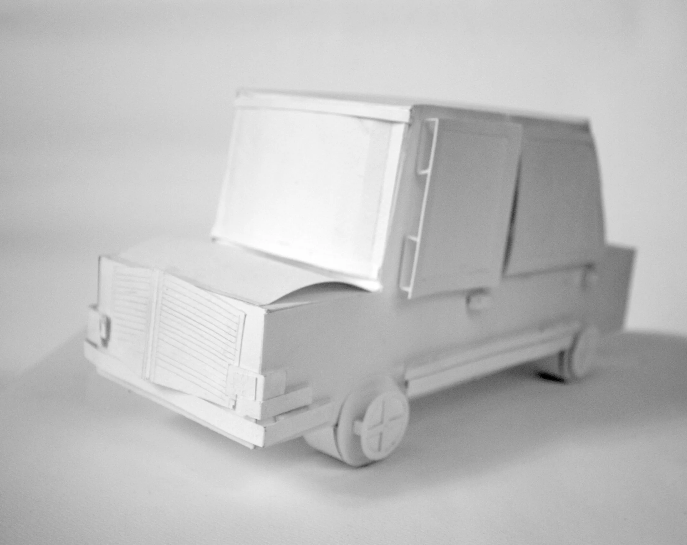 If you look through the peepholes, you will see an object related to the story. In this case, a car for Aliya’s testimony.