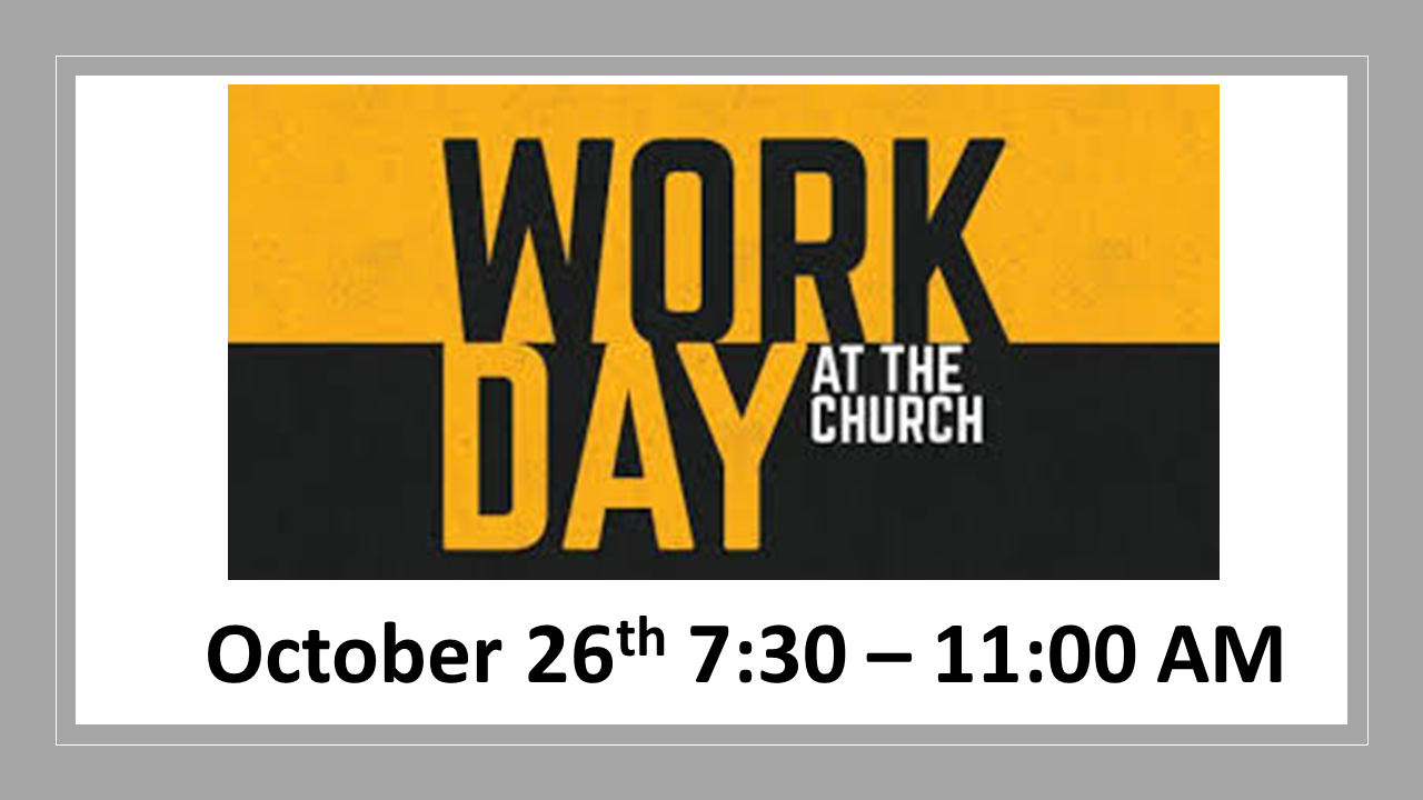 All Church Work Day