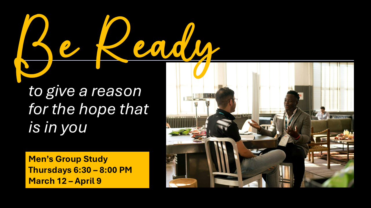 Men's Group Study — Anchor Christian Church