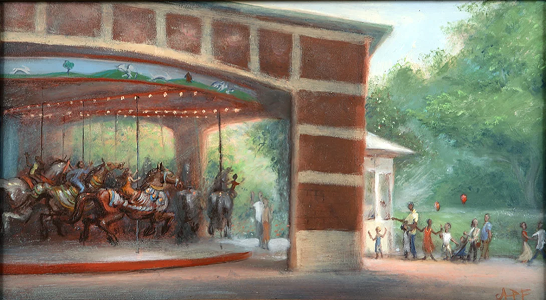 The Carousel In Central Park