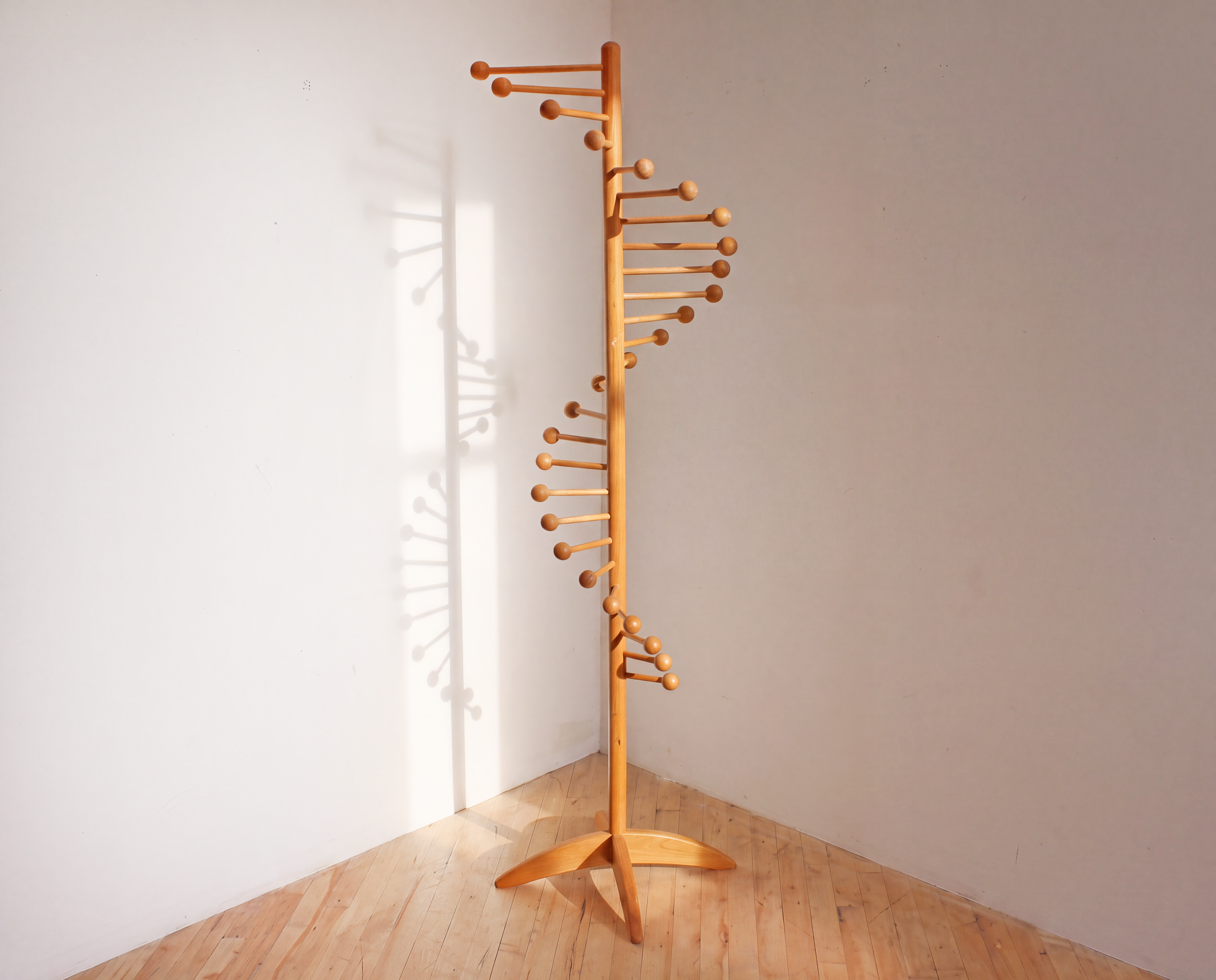Scandinavian Handmade Helix Coat Rack