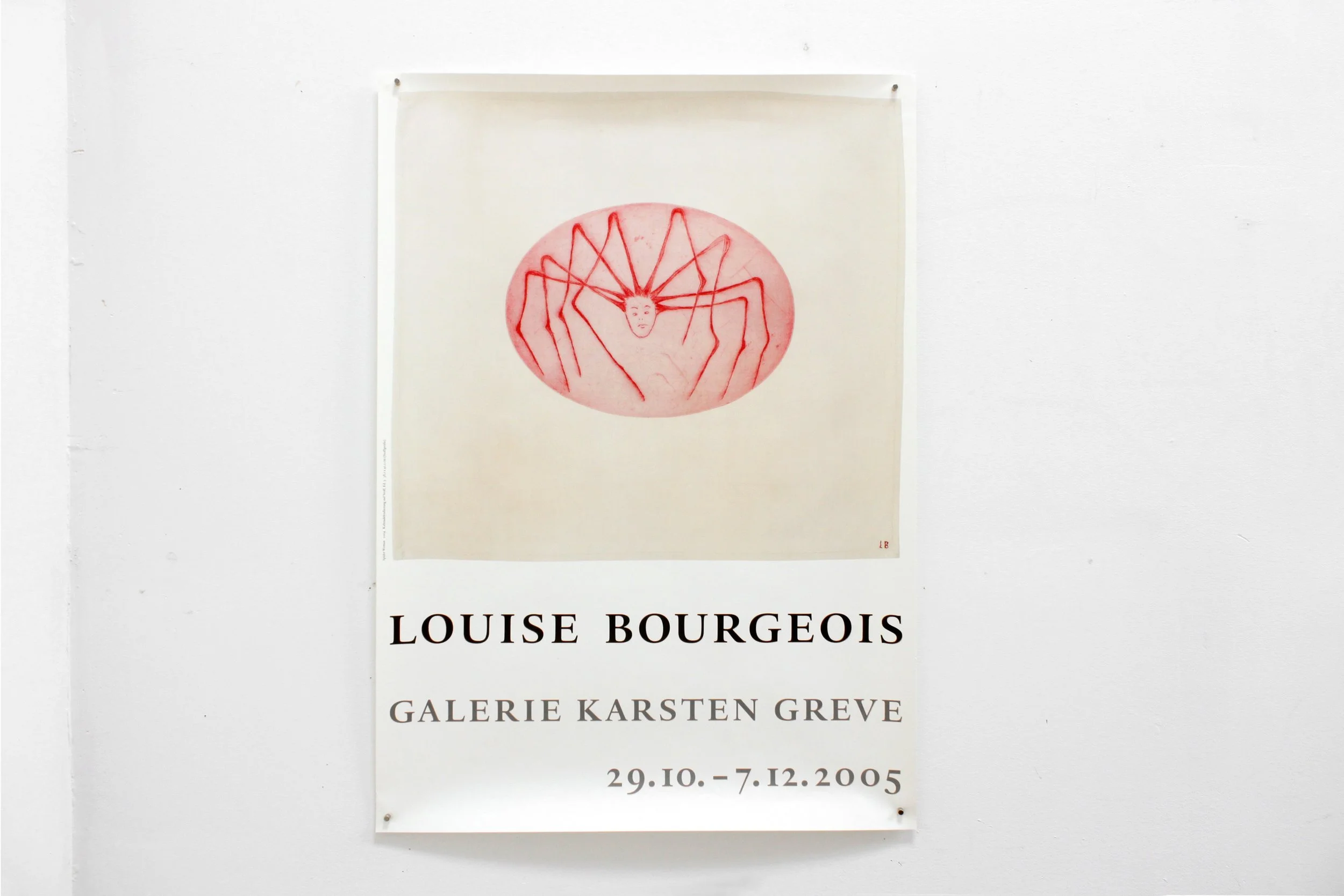 Louise Bourgeois Exhibition Poster Spider Mother Maman