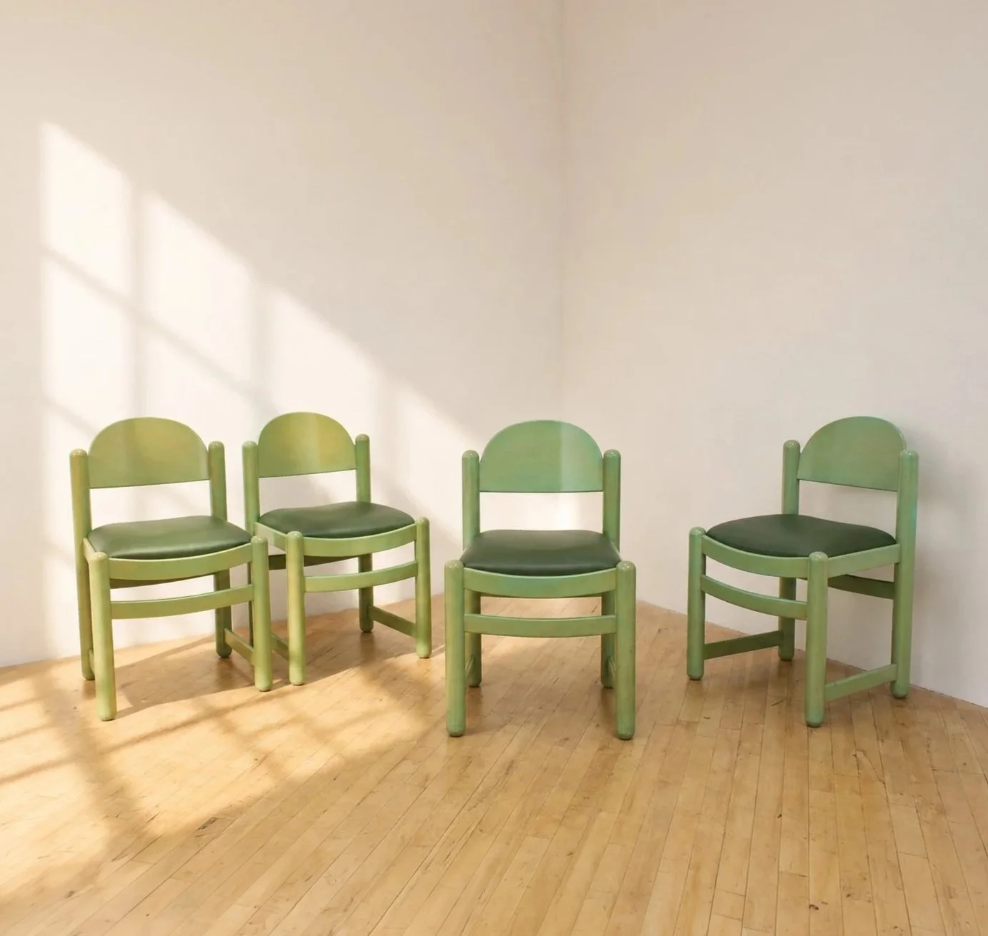 Set of 4 Padova Chairs by Frank Lowenstein 1970's