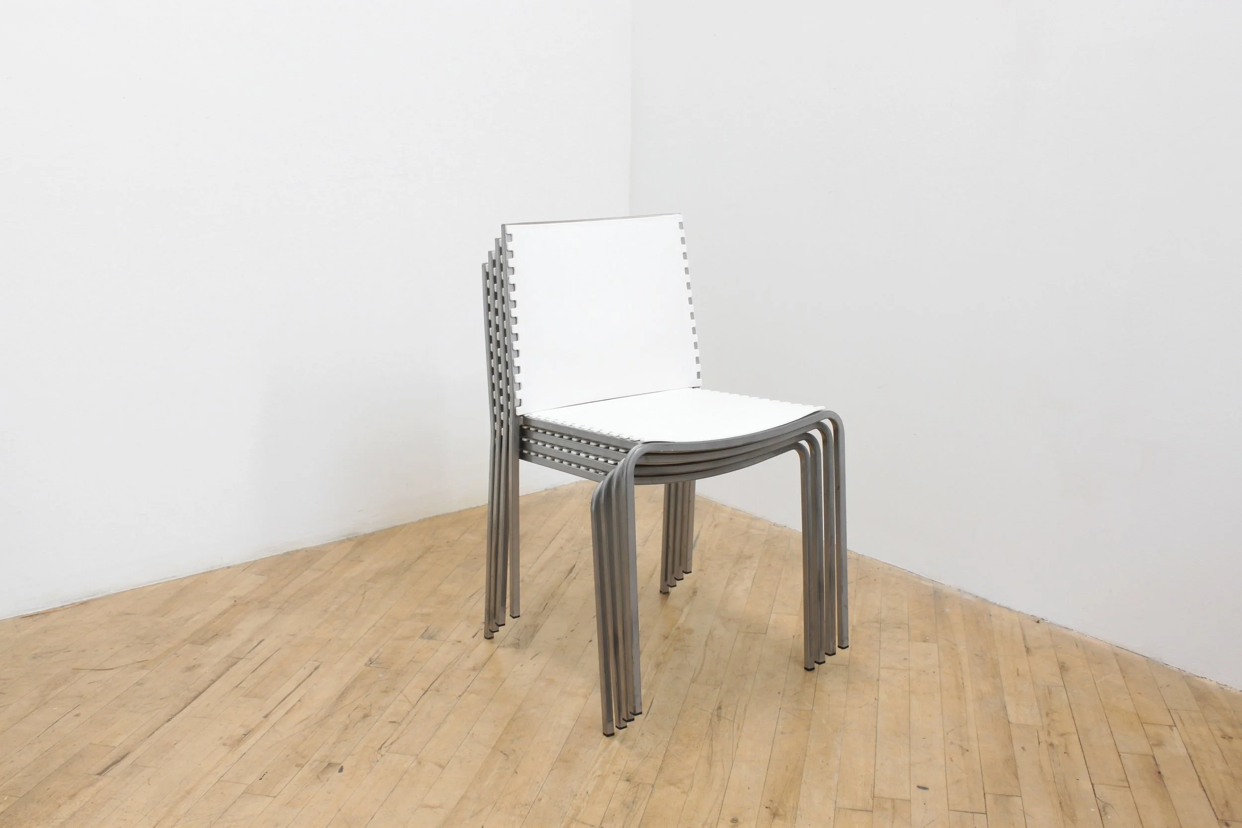 "Zip" Stacking Chairs by Marco Maran for Desalto- Set of Four (4)