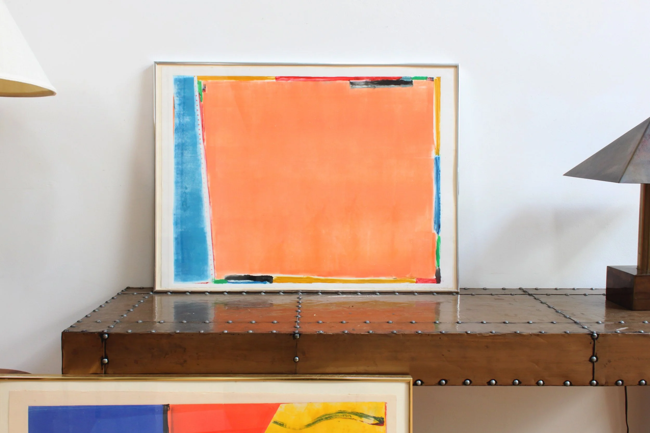 "Color Plane #3" Janet Grodin Monoprint- After Richard Diebenkorn