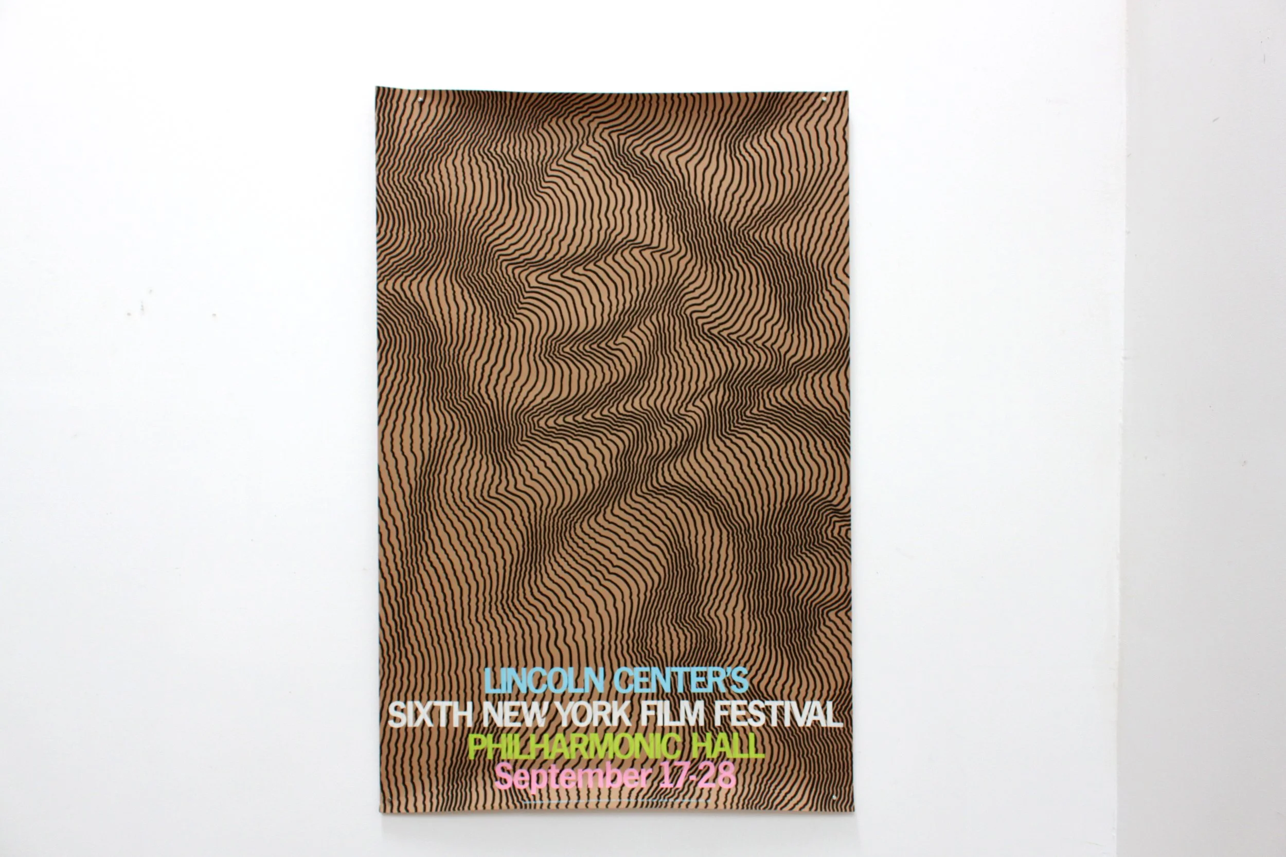 1968 Henry Pearson Poster for Lincoln Center’s Sixth New York Film Festival