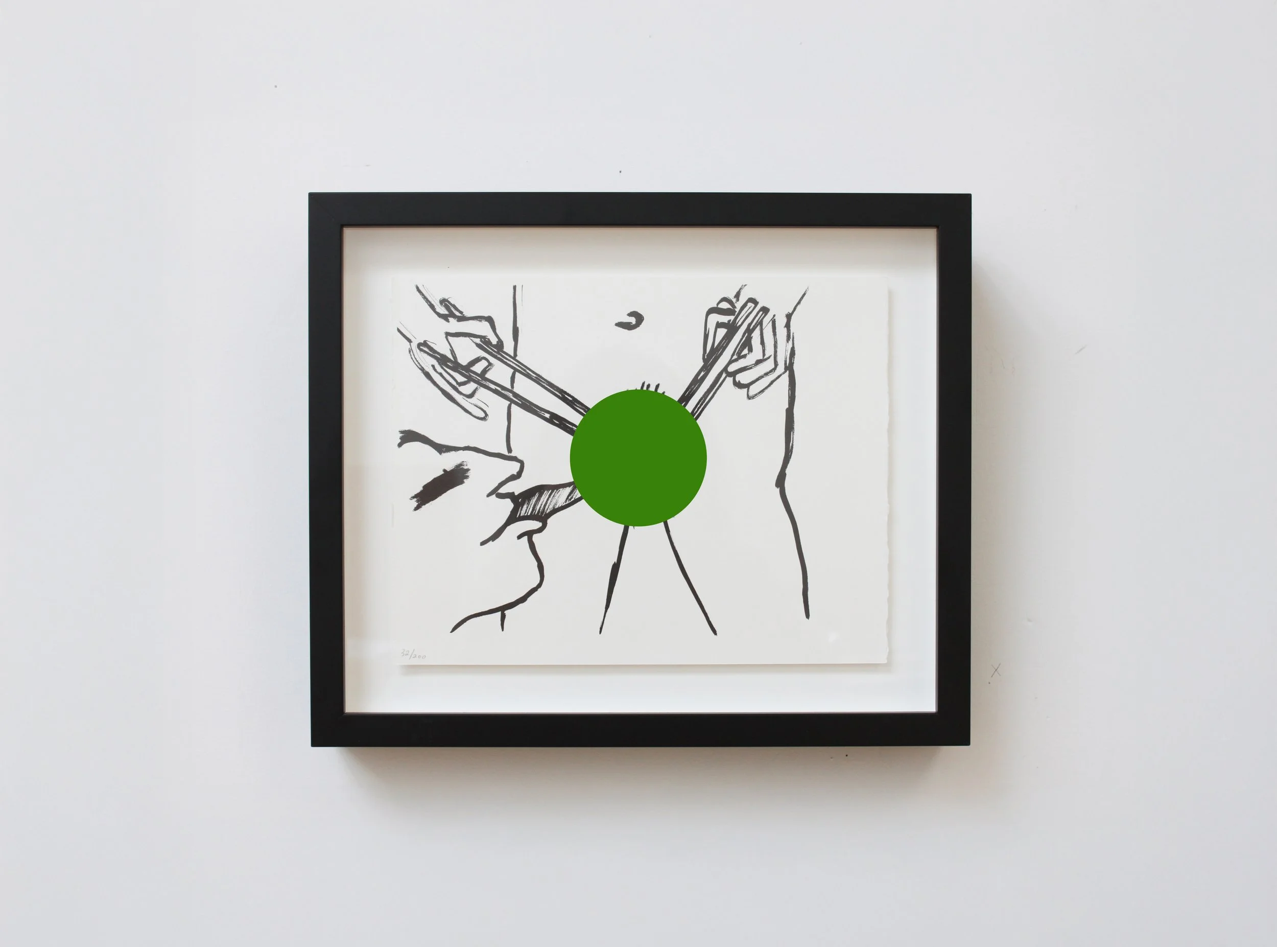 Keith Haring "Fault Lines" Collotype 1986- Chopsticks