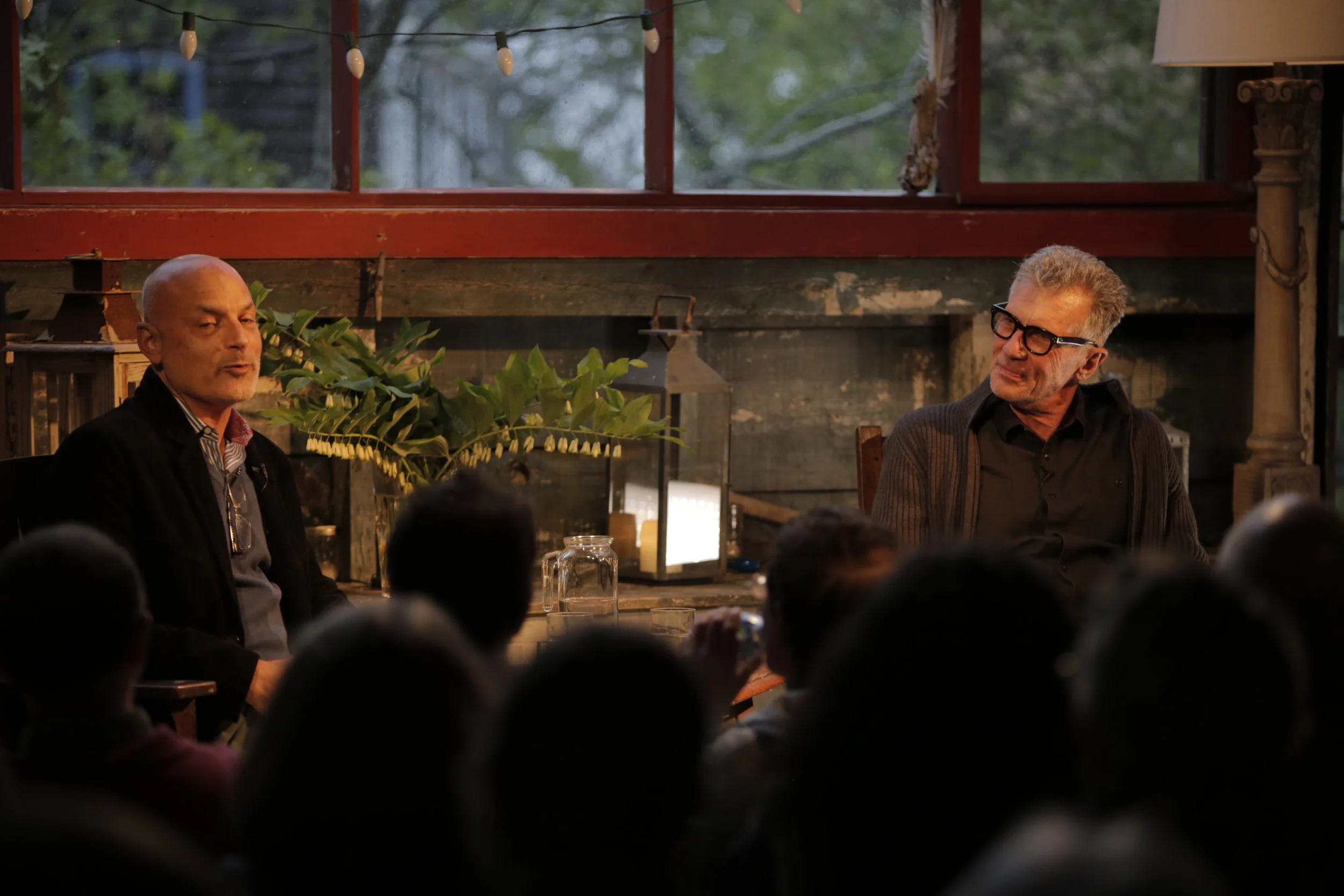 Michael Cunningham and Daniel Mendelsohn, May 2018