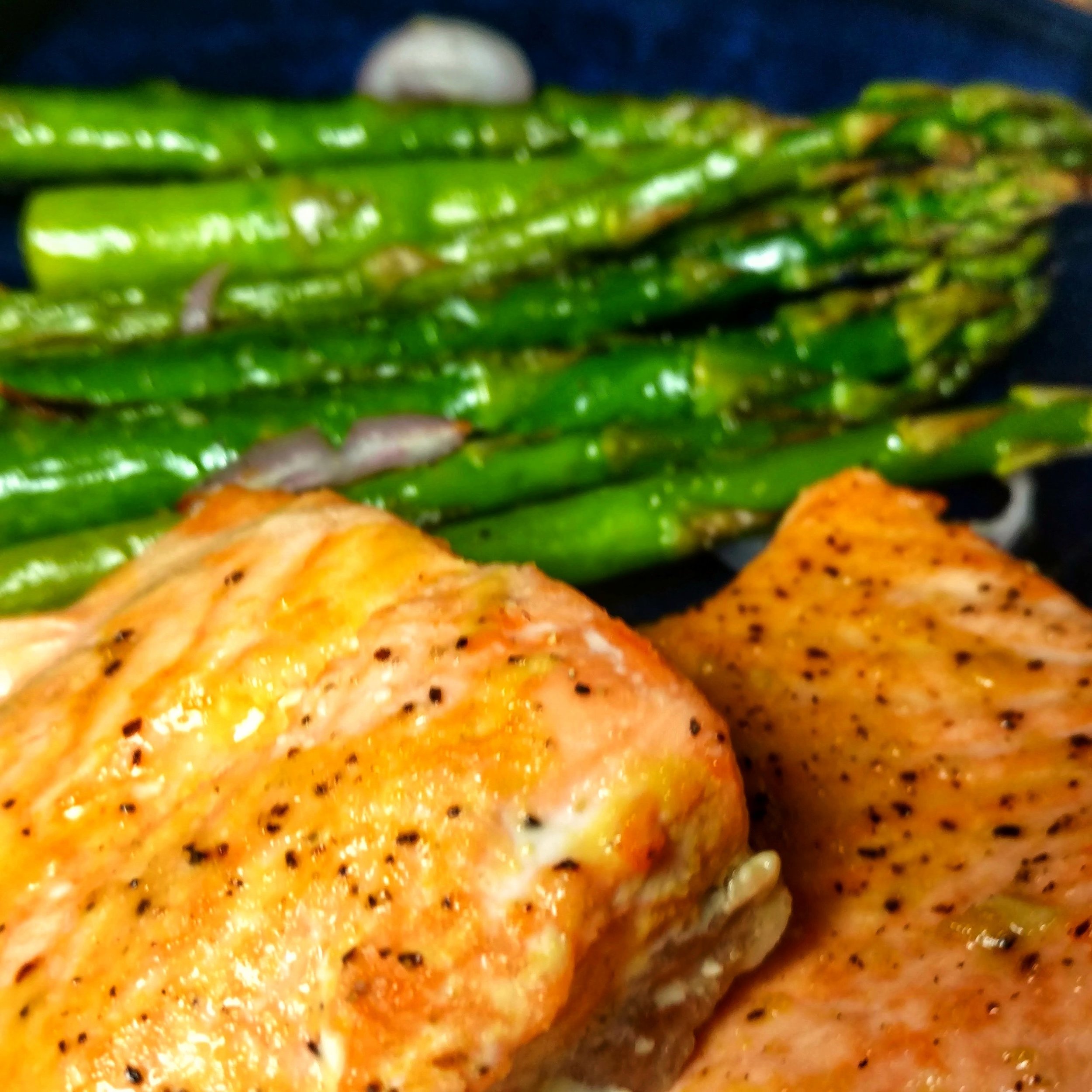 Pretty in Pink: Maple Mustard Glazed Salmon 