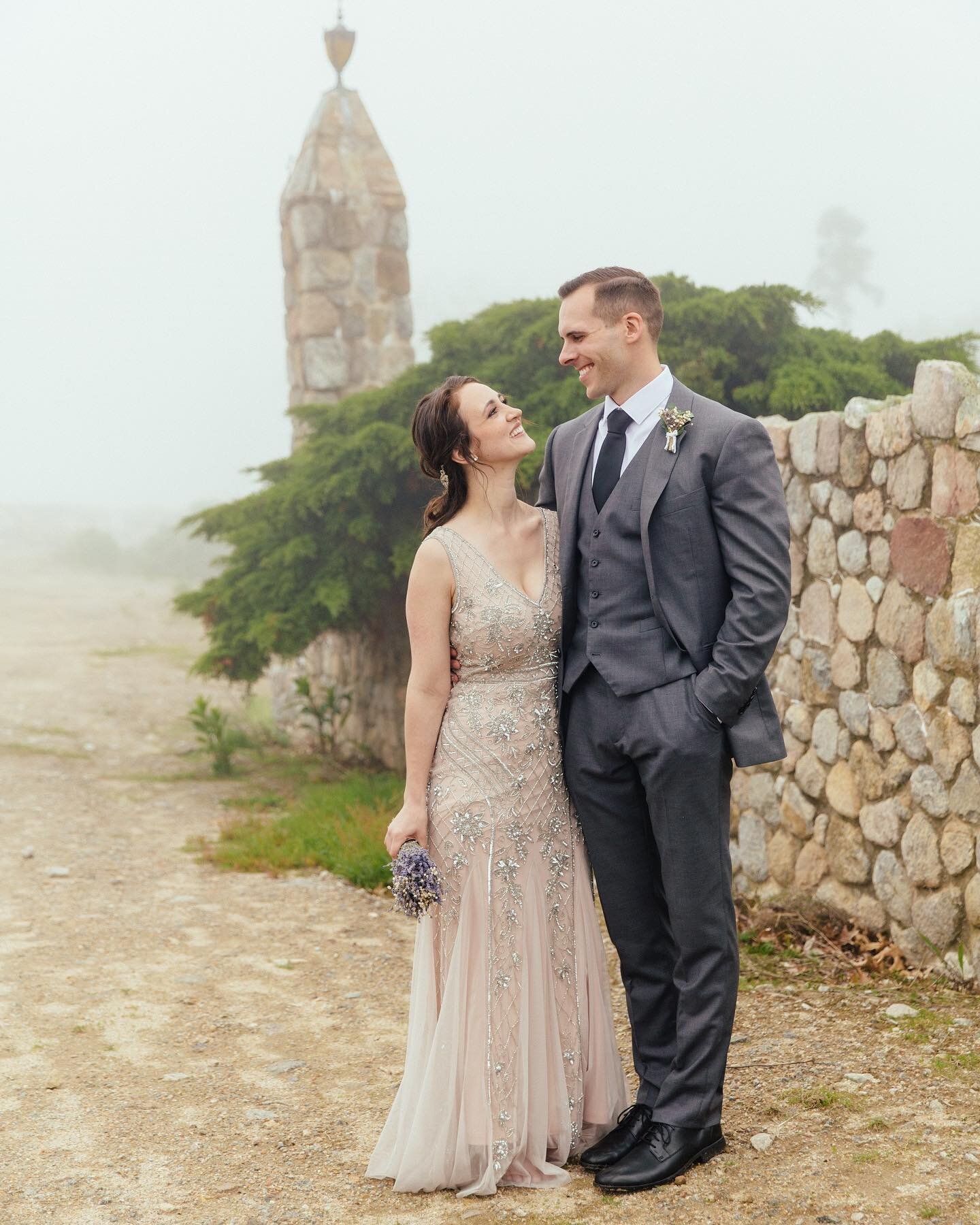 So much love to celebrate in June!

A little #tbt mixed with #happyanniversary to that time we hit the road to celebrate Carrie + Clayton in Mystic, CT! 

Married on a foggy day, this couple&rsquo;s love shined bright! Married at her family&rsquo;s h