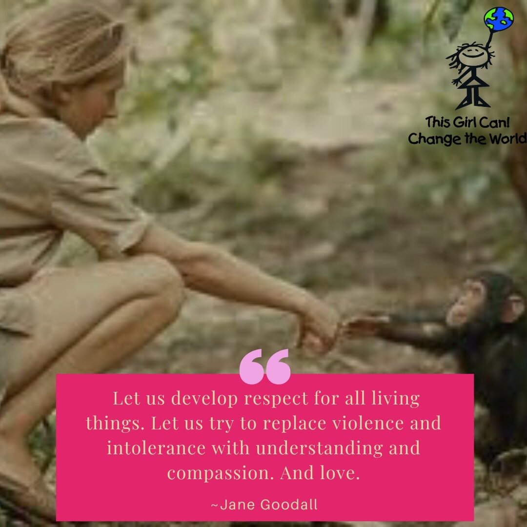 &quot;I think empathy is really important, and I think only when our clever brain and our human heart work together in harmony can we achieve our full potential.&quot;
Happy Birthday to scientist, primatologist, anthropologist, conservation activist,