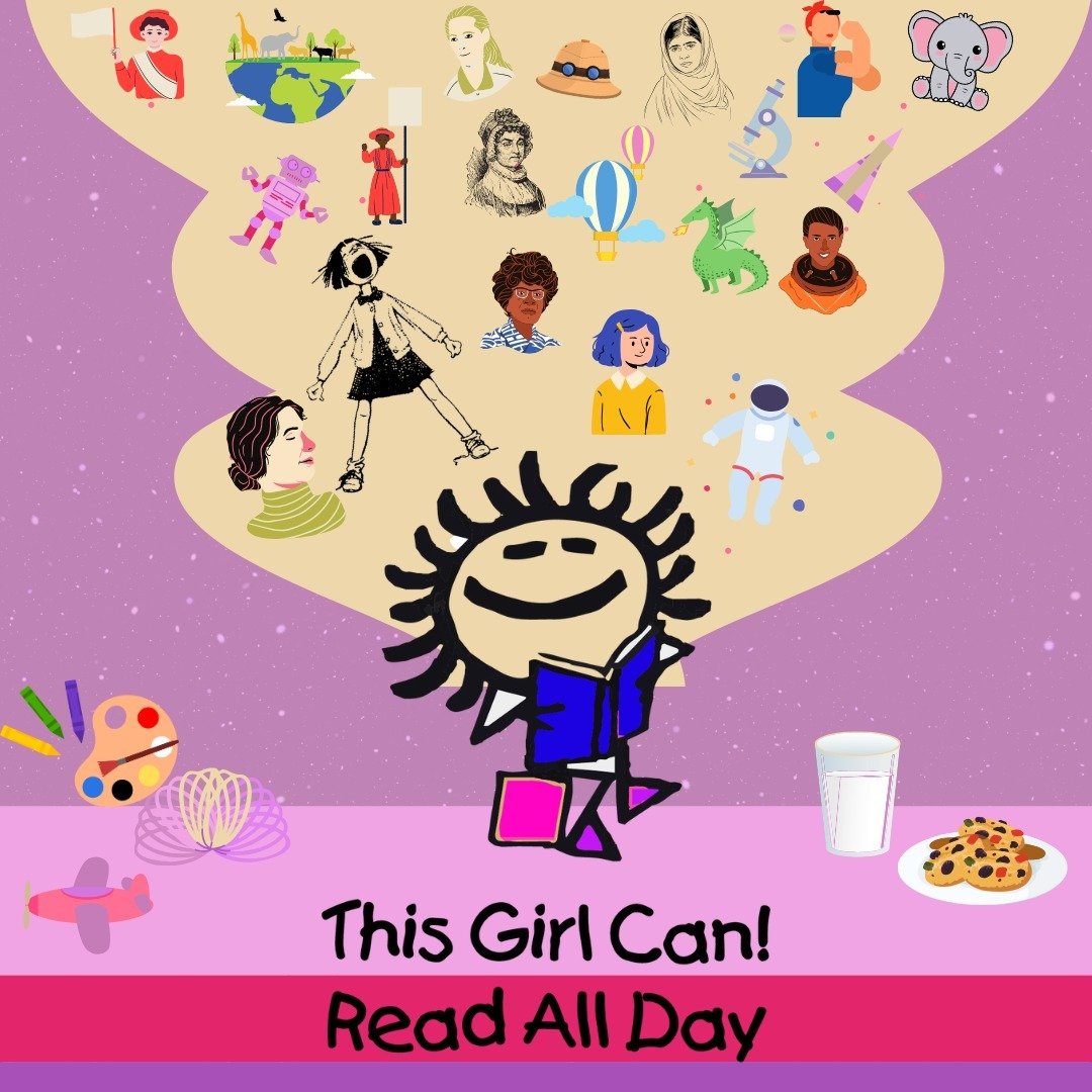 Today is Beverly Cleary's Birthday and it is also #DropEverythingandReadDay
We don't need to be reminded to do that! Within the pages of a book are worlds to discover, women's history and stories to learn about, adventures to explore, dreams to be bu