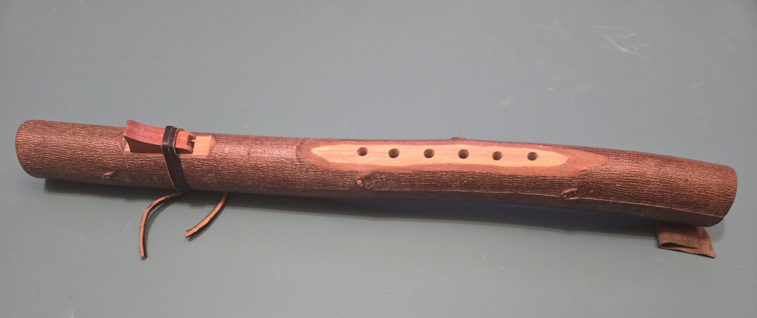 Poplar Flute with Mahogany Fetish • Key "F"
$325.00