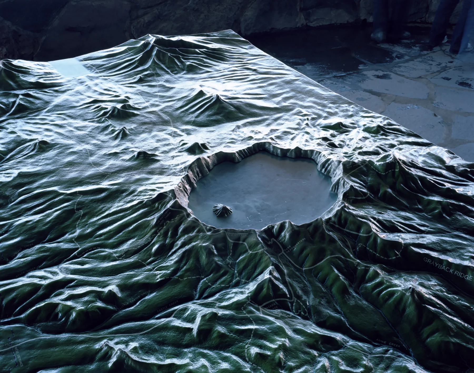 Crater , 2010 Archival pigment print 40 x 50 inches ————