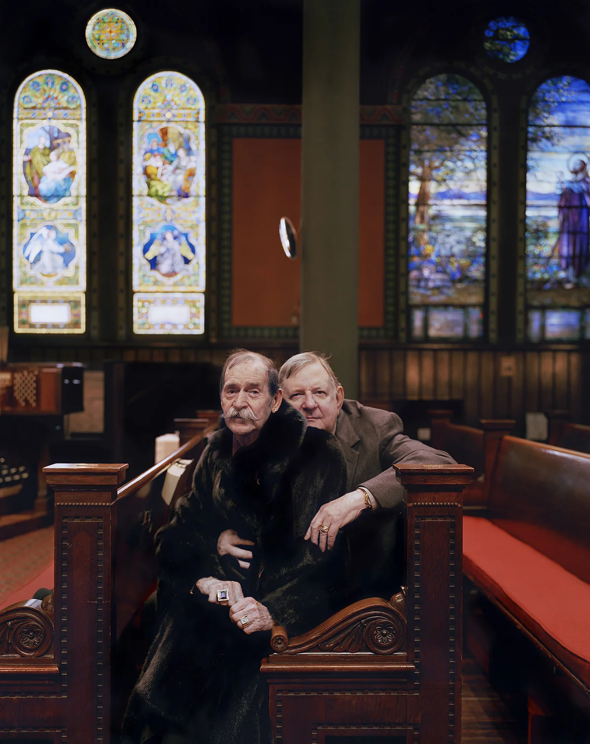 Billy and Cal Archival pigment print 34 x 27 inches ————