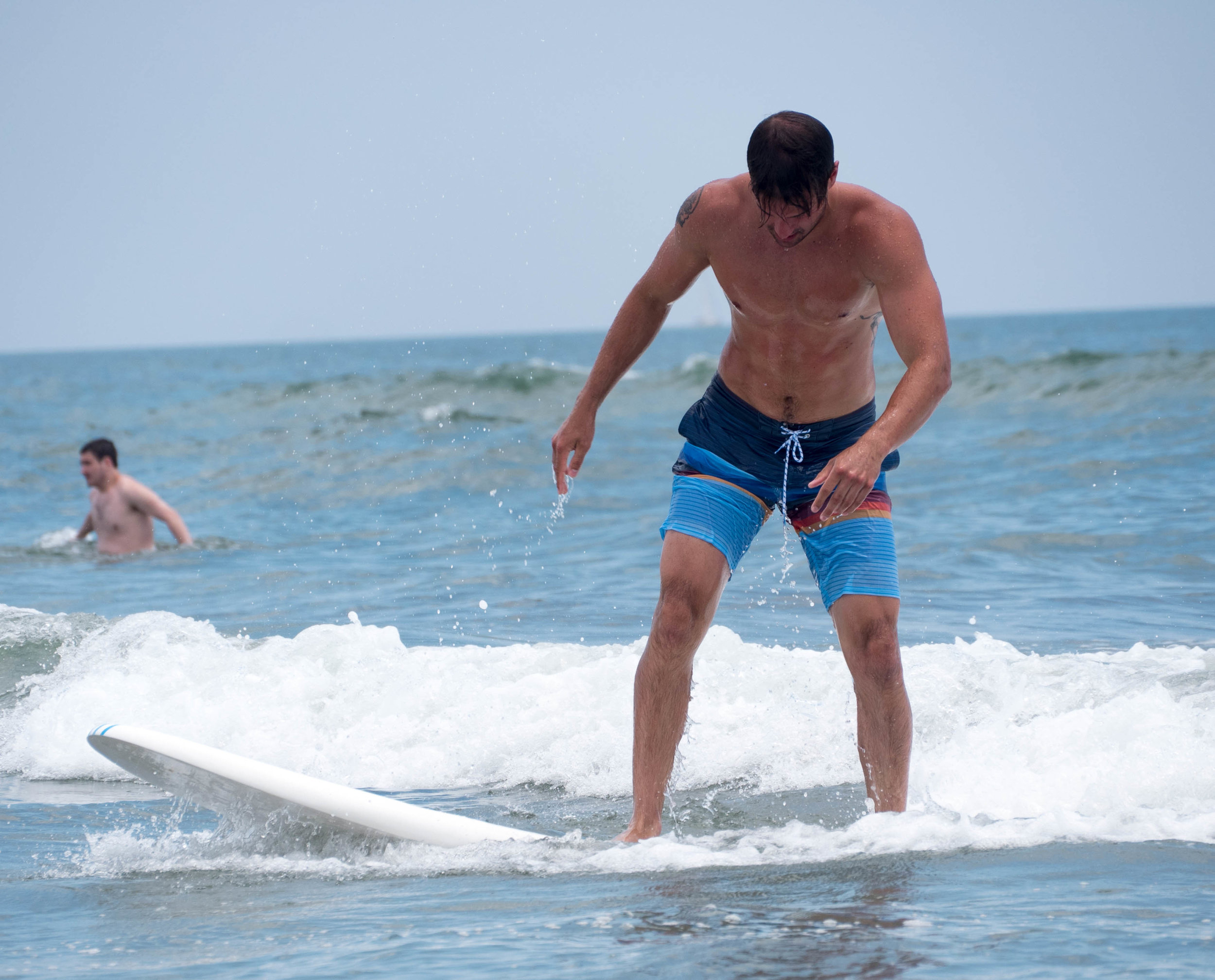 Maylor on his first wave ever