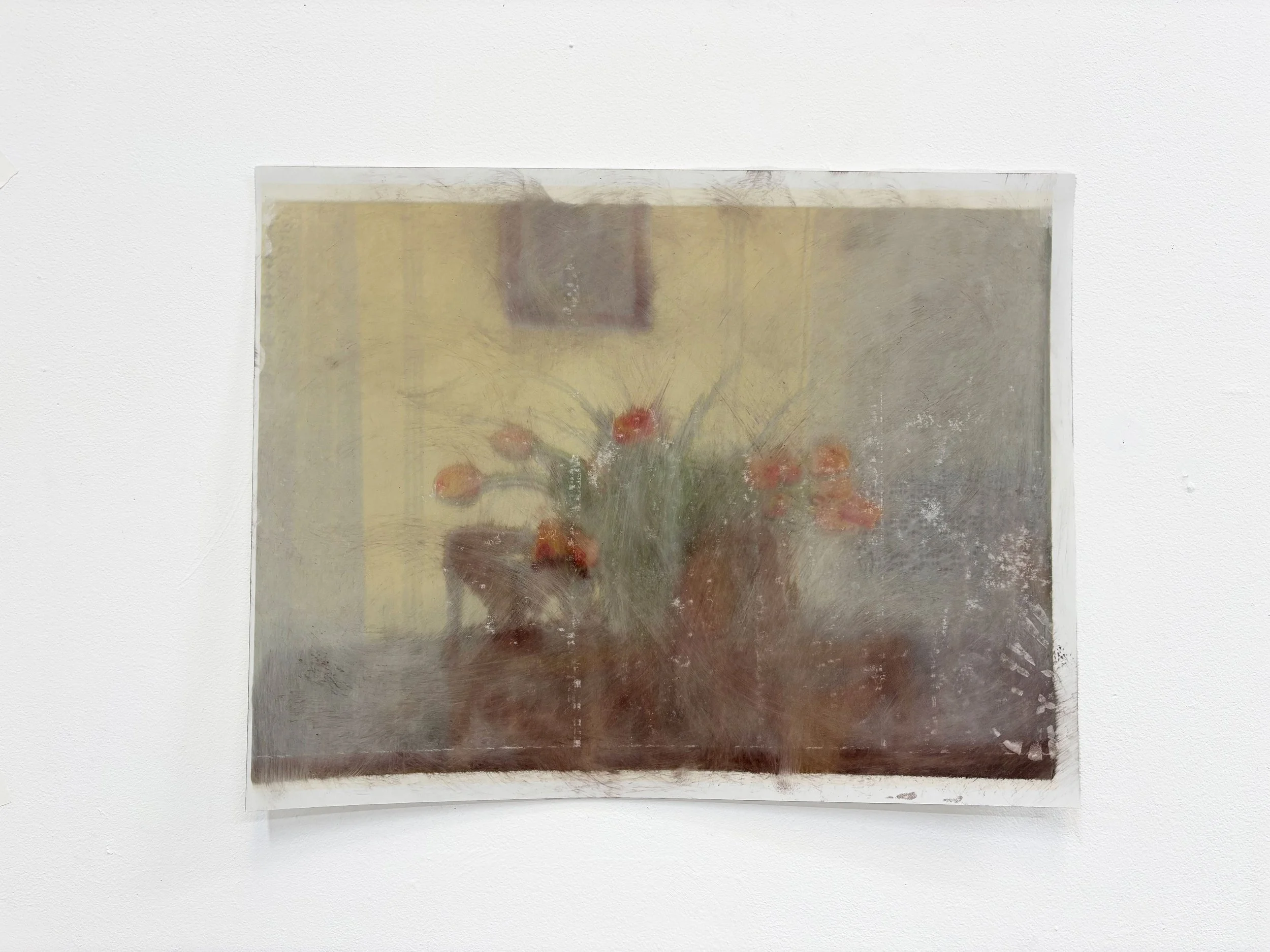 Still Life (Babushka's Tulips), 2025, monotype, 43x56, NFS, Thais Glazman.jpg