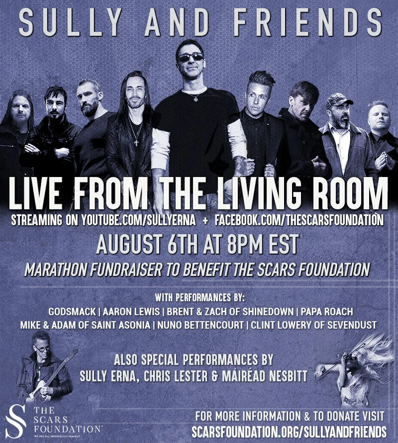SULLY &amp; FRIENDS: LIVE FROM THE LIVING ROOM MARATHON FUNDRAISER TO BENEFIT THE SCARS FOUNDATION