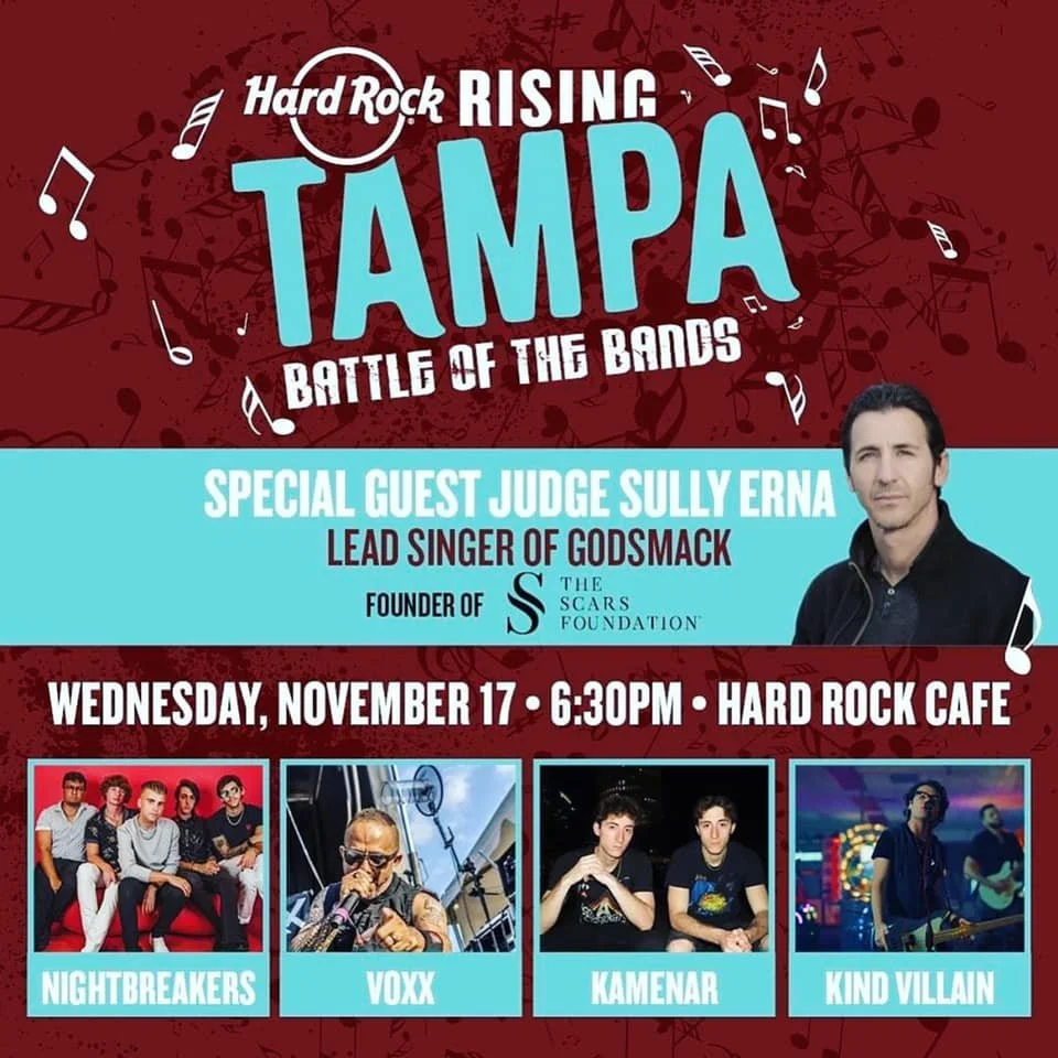 Sully to Judge the Battle of the Bands in Tampa!