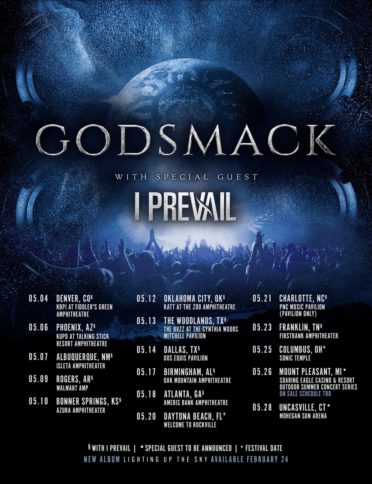 godsmack tour 2024 usa
