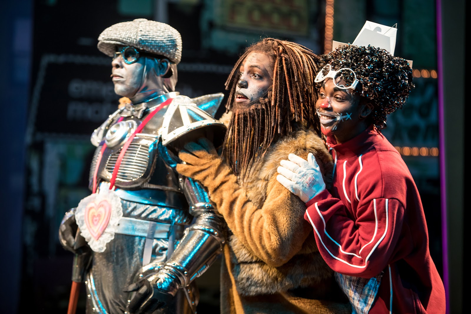 Dennis Spears Rudolph Searles and Dwight Leslie in The Wiz photo by Dan Norman.jpg