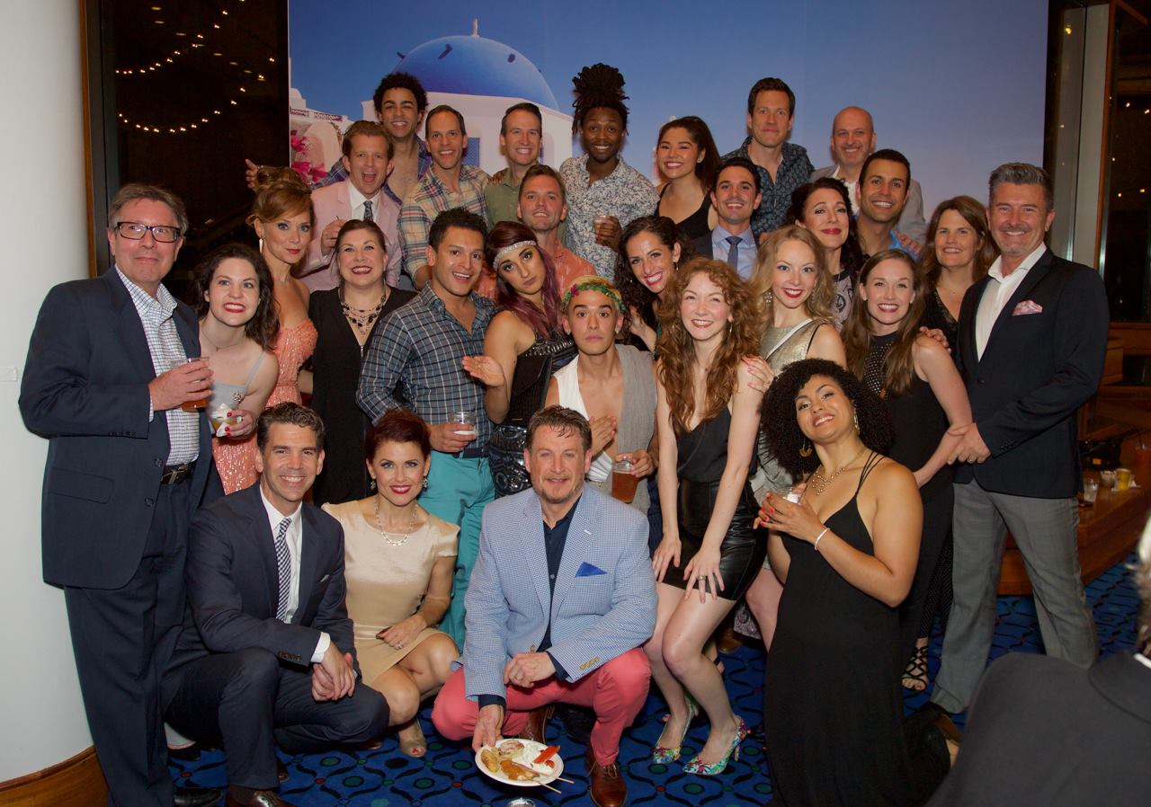 Cast and Creative Team of Mamma Mia! Photo by Peter B Meyers