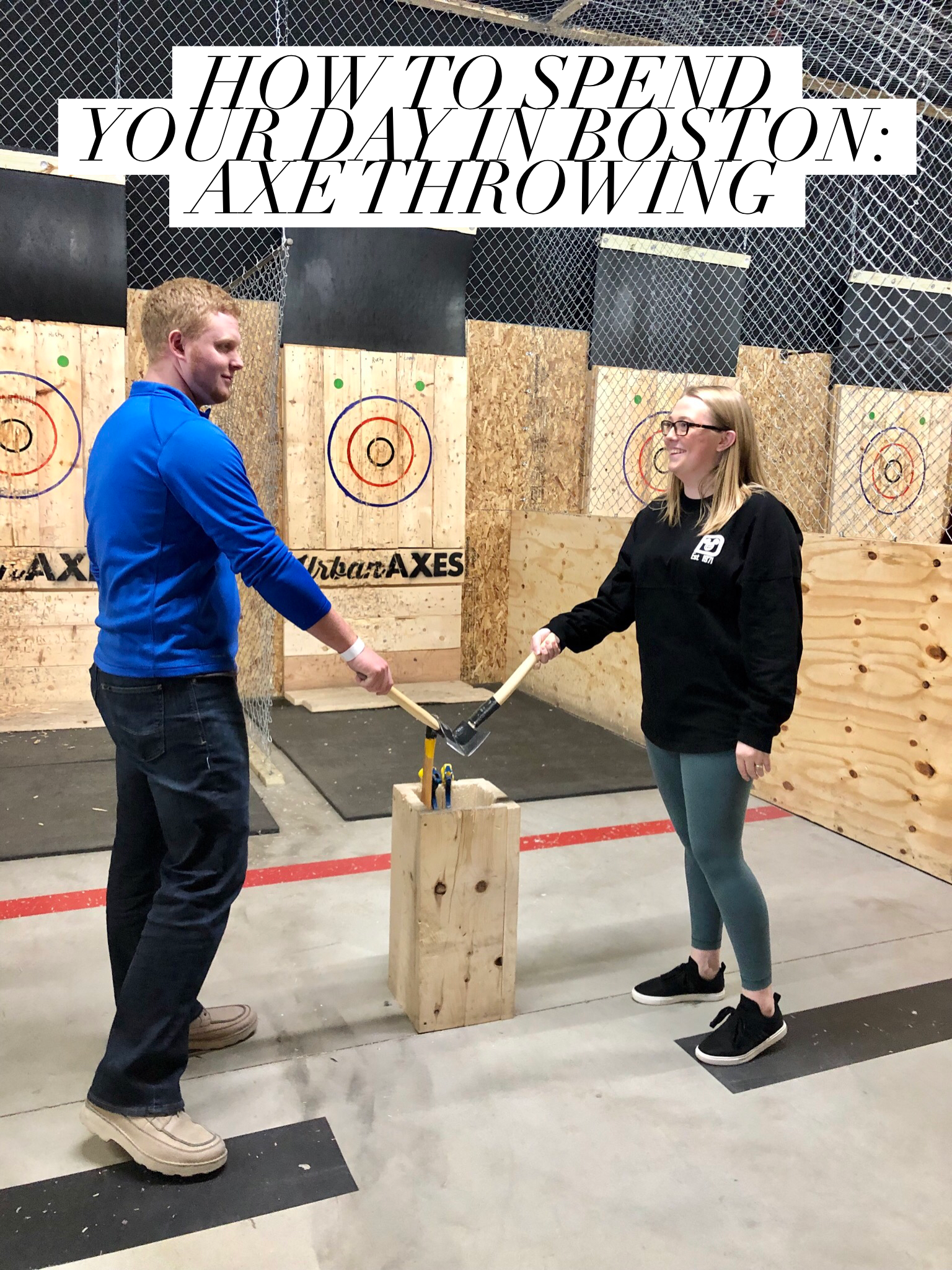 How to spend your day in Boston: Axe Throwing