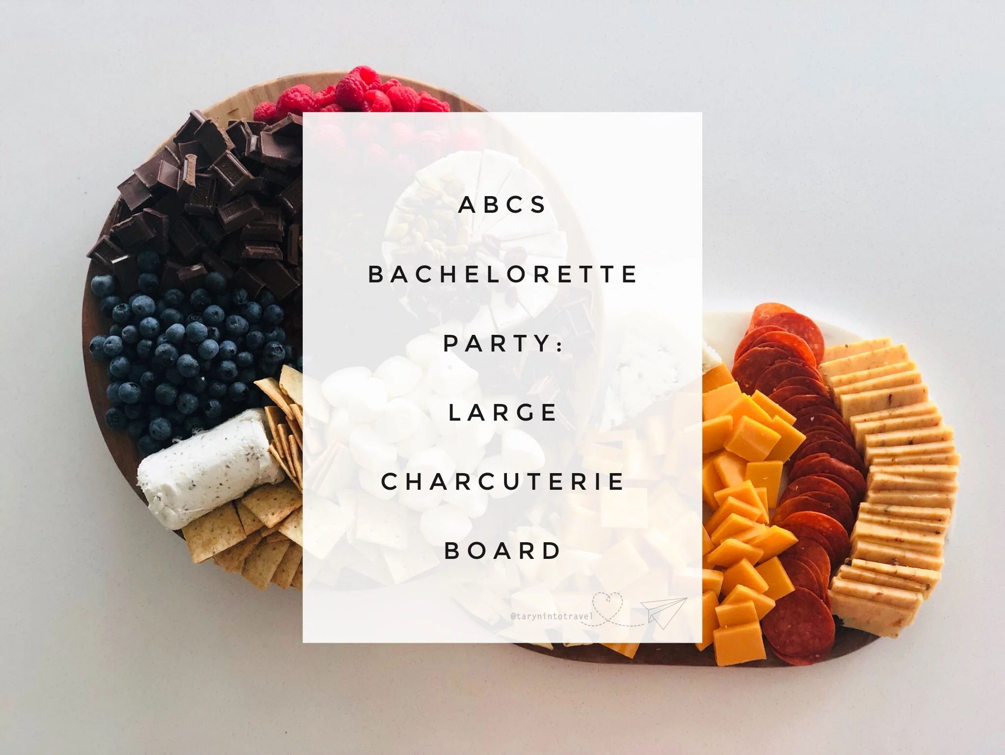 ABC's Bachelorette Party: Large Charcuterie board