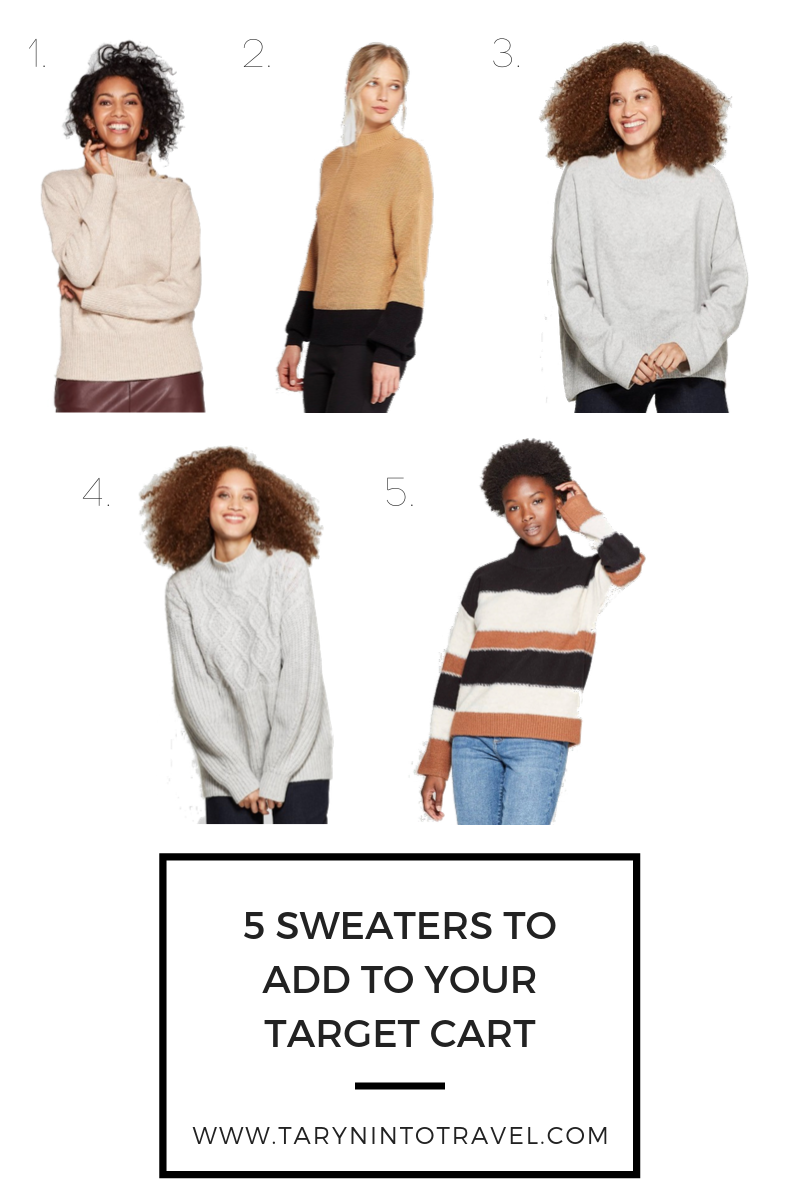 5 Sweaters to add to Your Target Cart