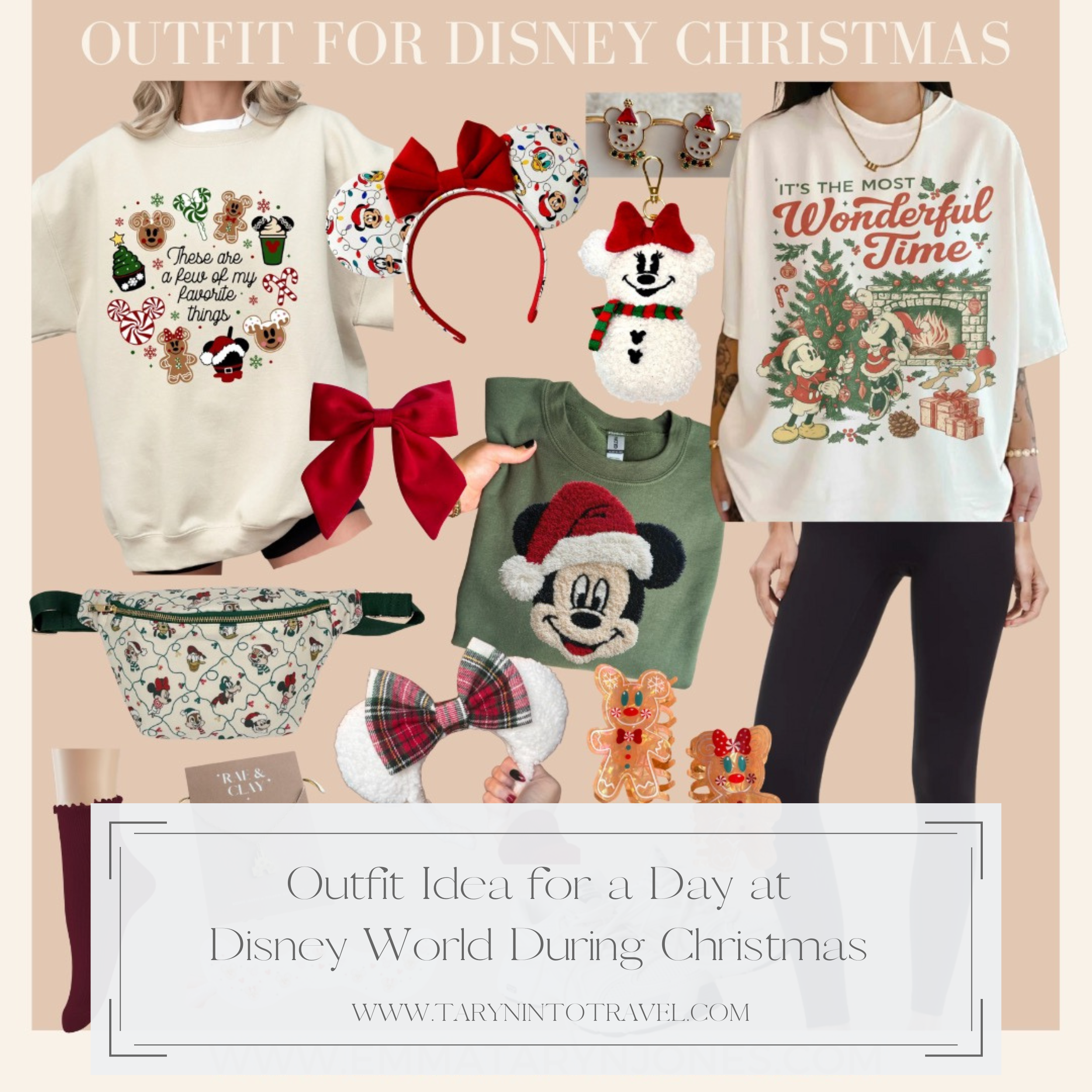 Outfit Idea for Disney World: Christmas Edition