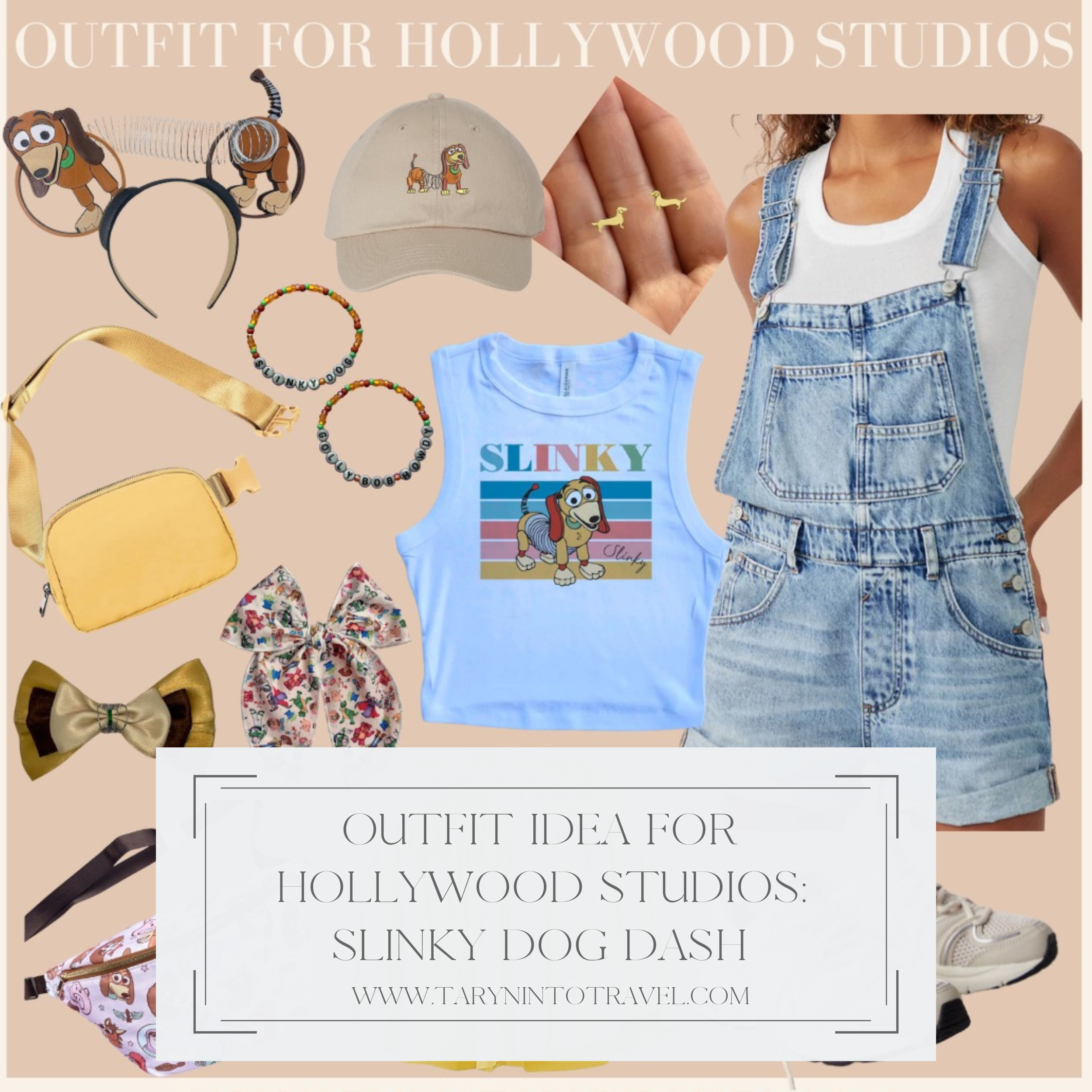 Looking for the perfect Hollywood Studios outfit? This Slinky Dog Dash inspired look is cute, comfy, and perfect for a fun day in Toy Story Land!