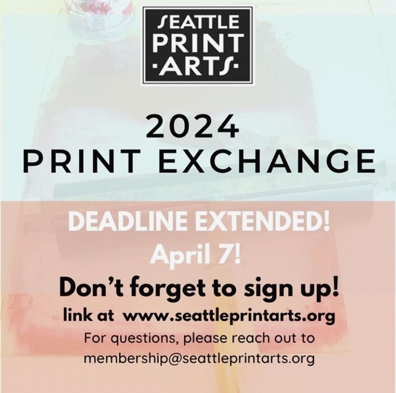 It&rsquo;s not too late! Deadline extended to get your edition finished for this year&rsquo;s Seattle Print Arts portfolio exchange! (You provide SPA with an edition of 12 prints. You get back an assortment of 10 prints from the other participants. Y